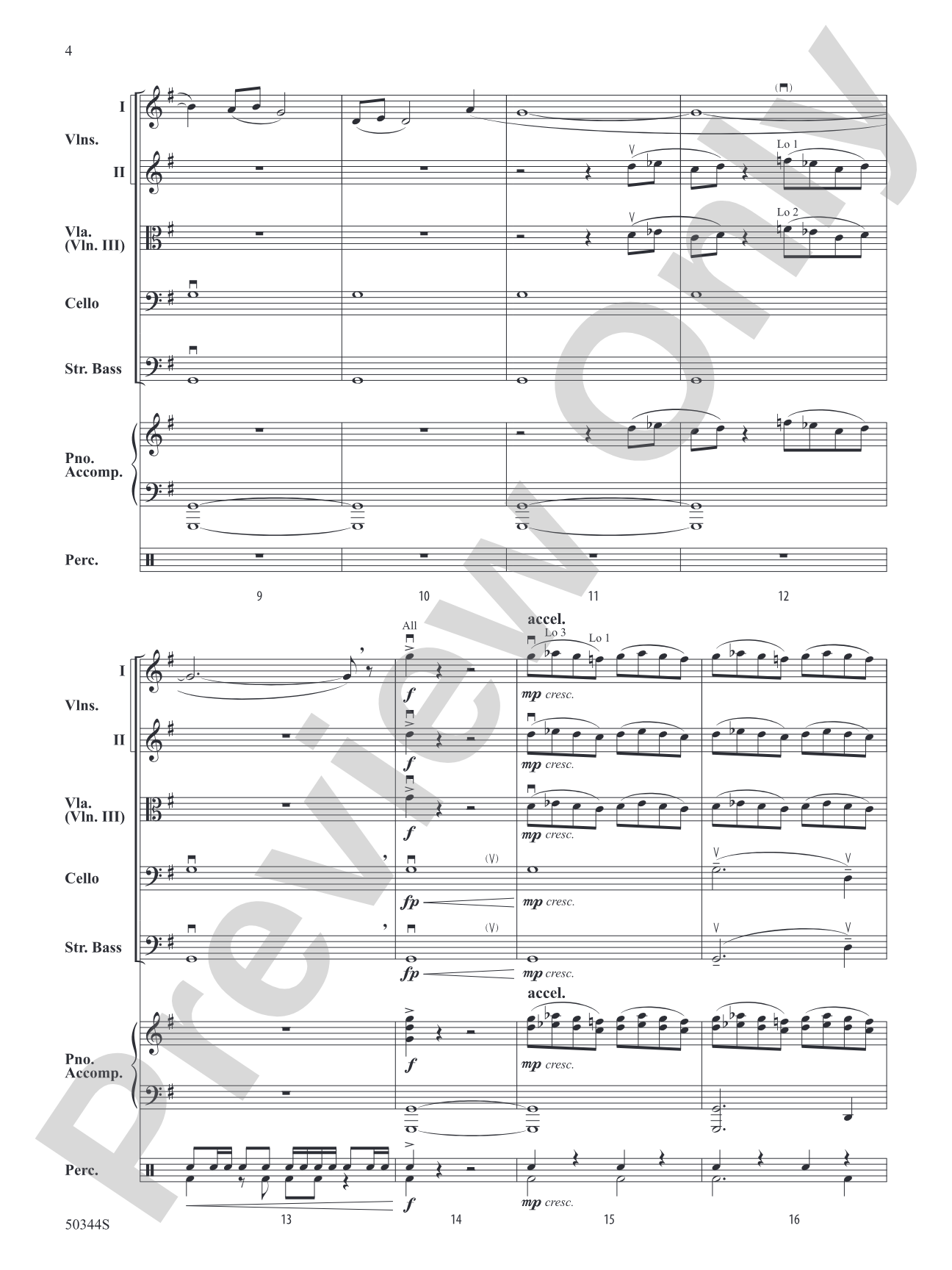 New Voyage: String Orchestra Conductor Score & Parts