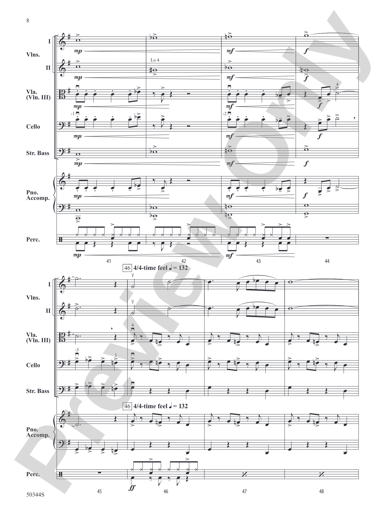 New Voyage: String Orchestra Conductor Score & Parts