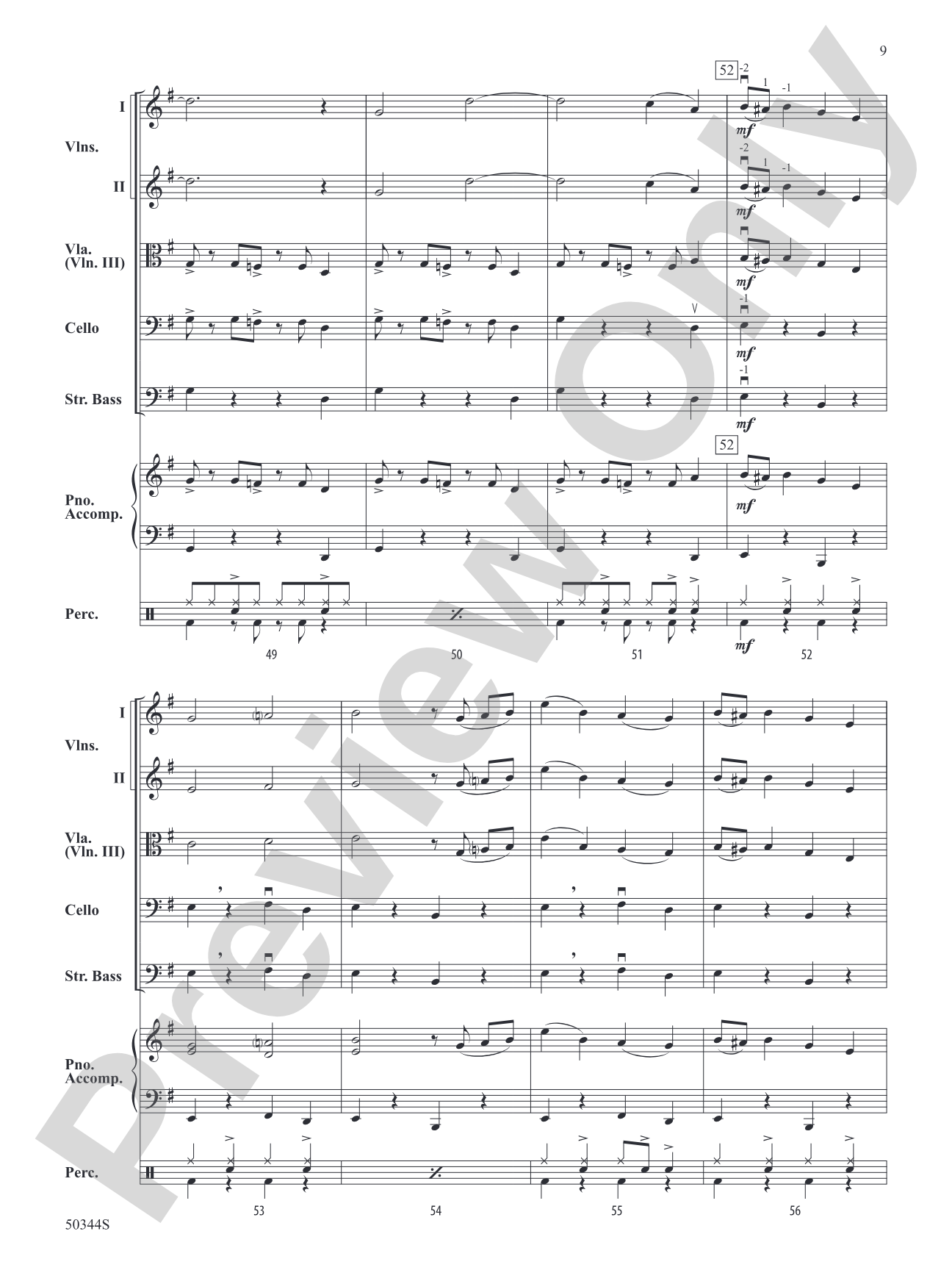 New Voyage: String Orchestra Conductor Score & Parts
