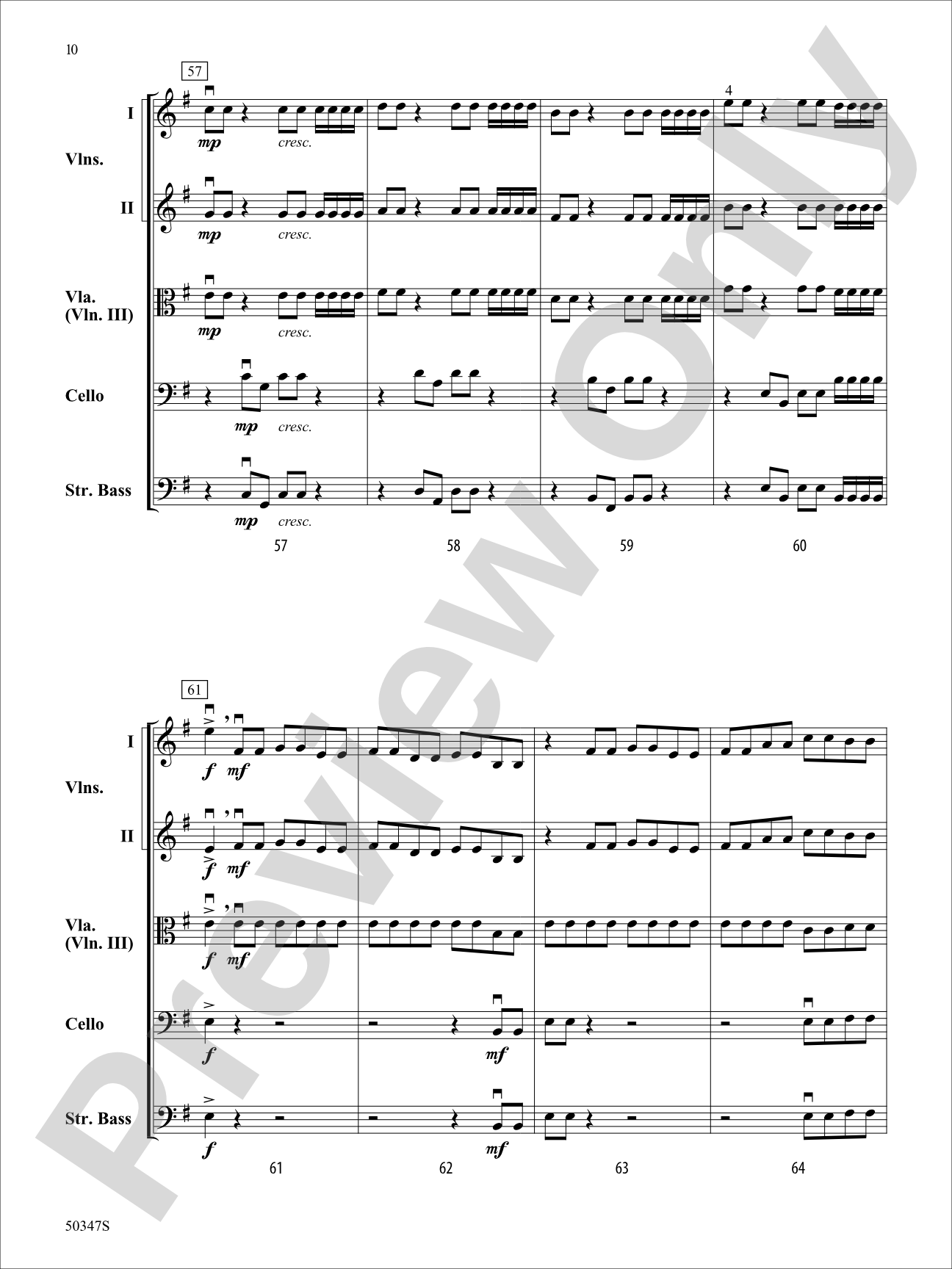 Flight of the Phoenix: String Orchestra Conductor Score & Parts