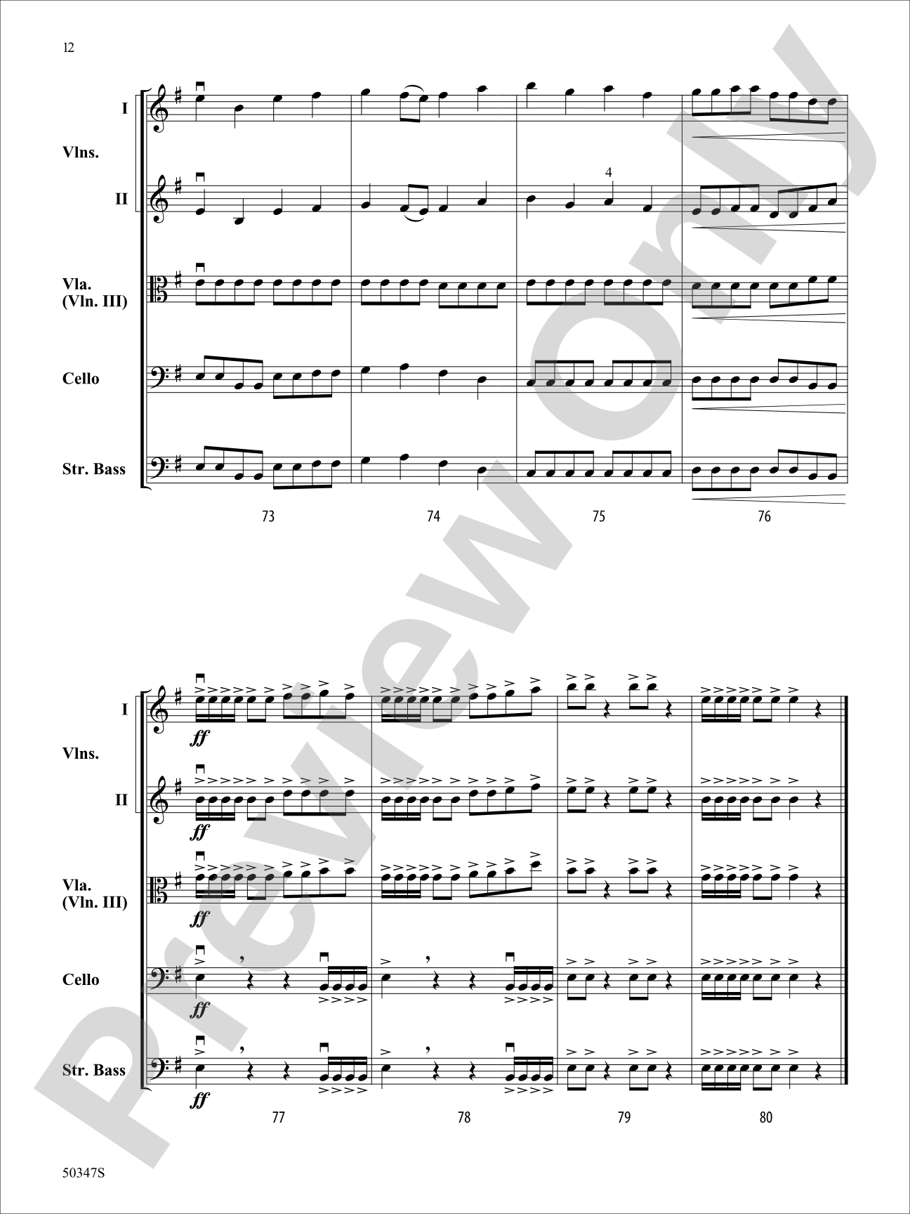 Flight of the Phoenix: String Orchestra Conductor Score & Parts