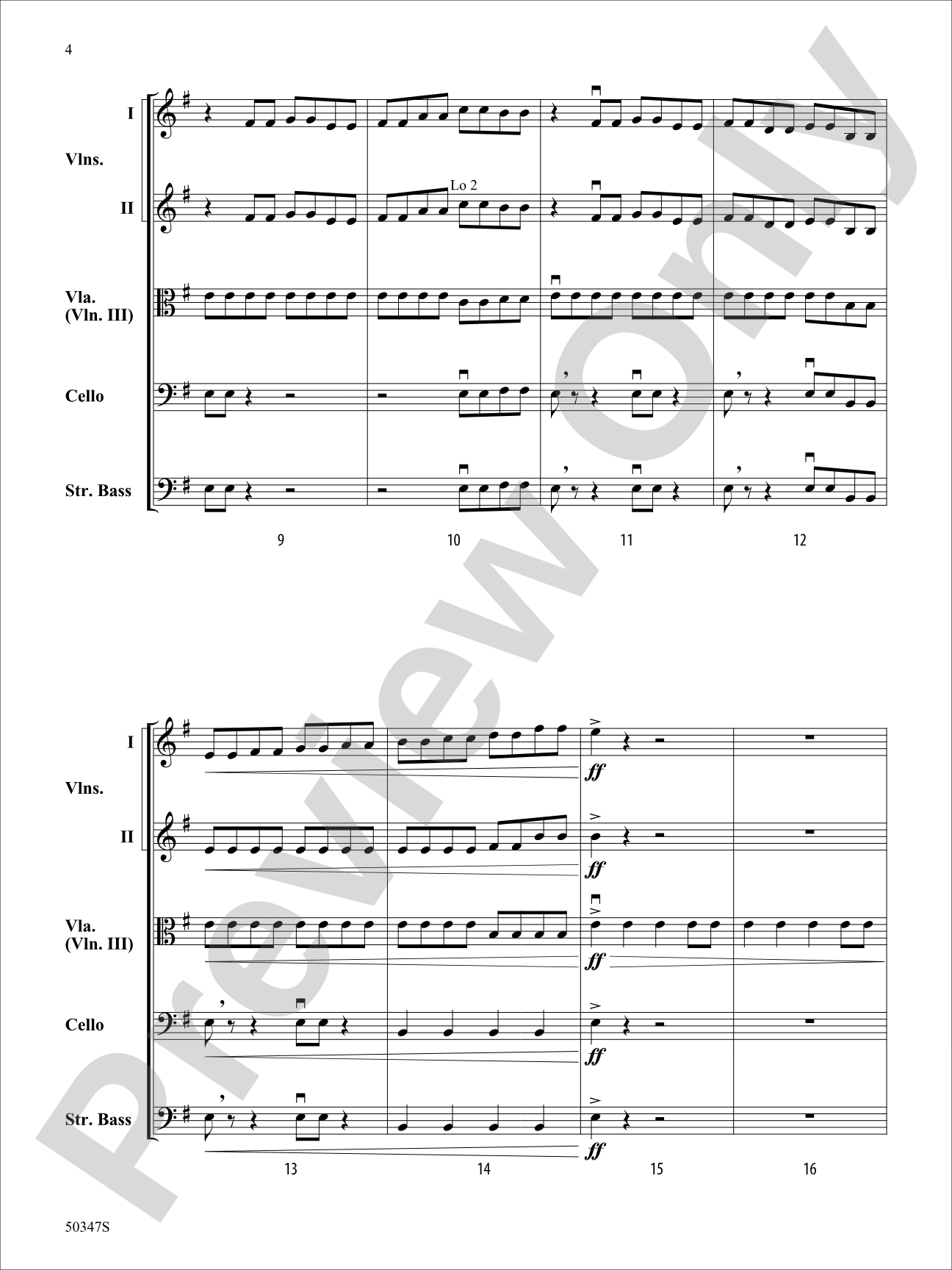 Flight of the Phoenix: String Orchestra Conductor Score & Parts