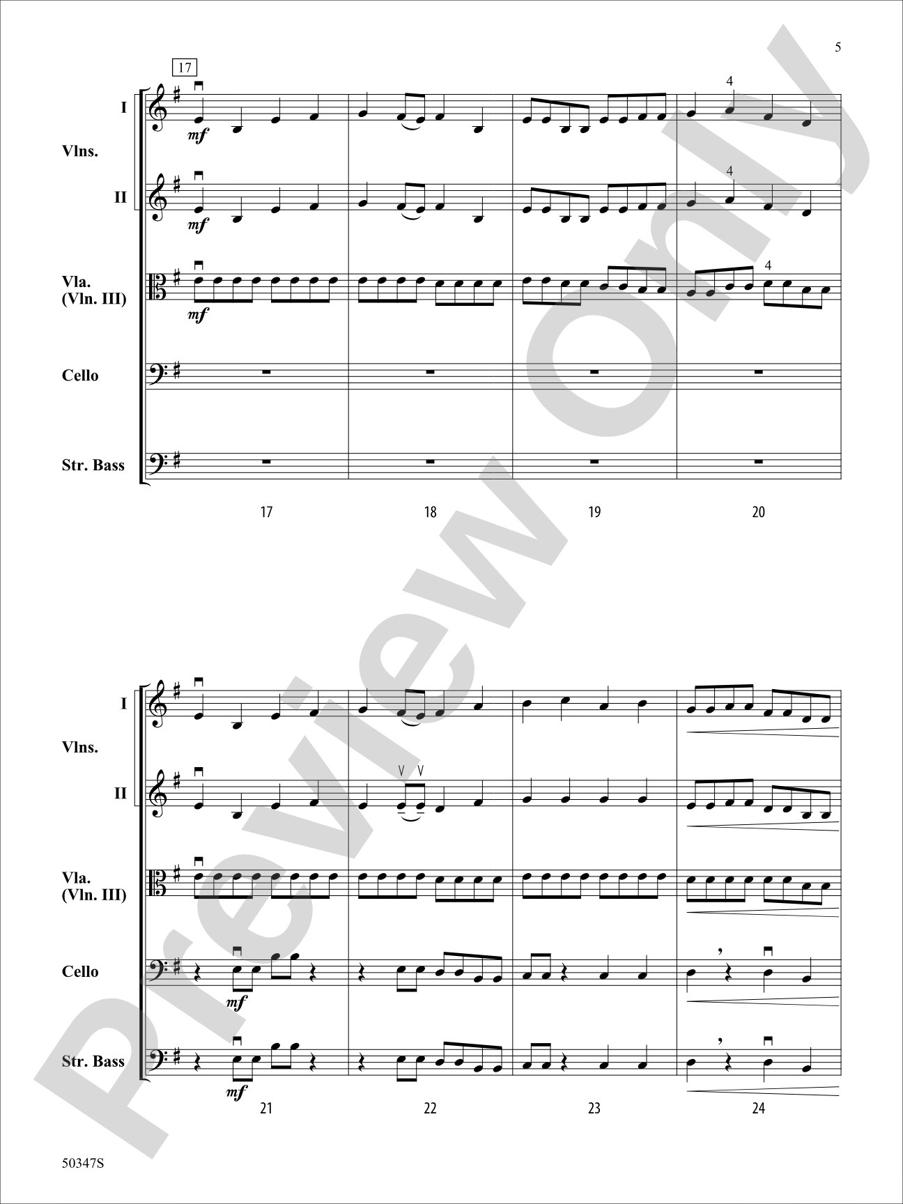 Flight of the Phoenix: String Orchestra Conductor Score & Parts