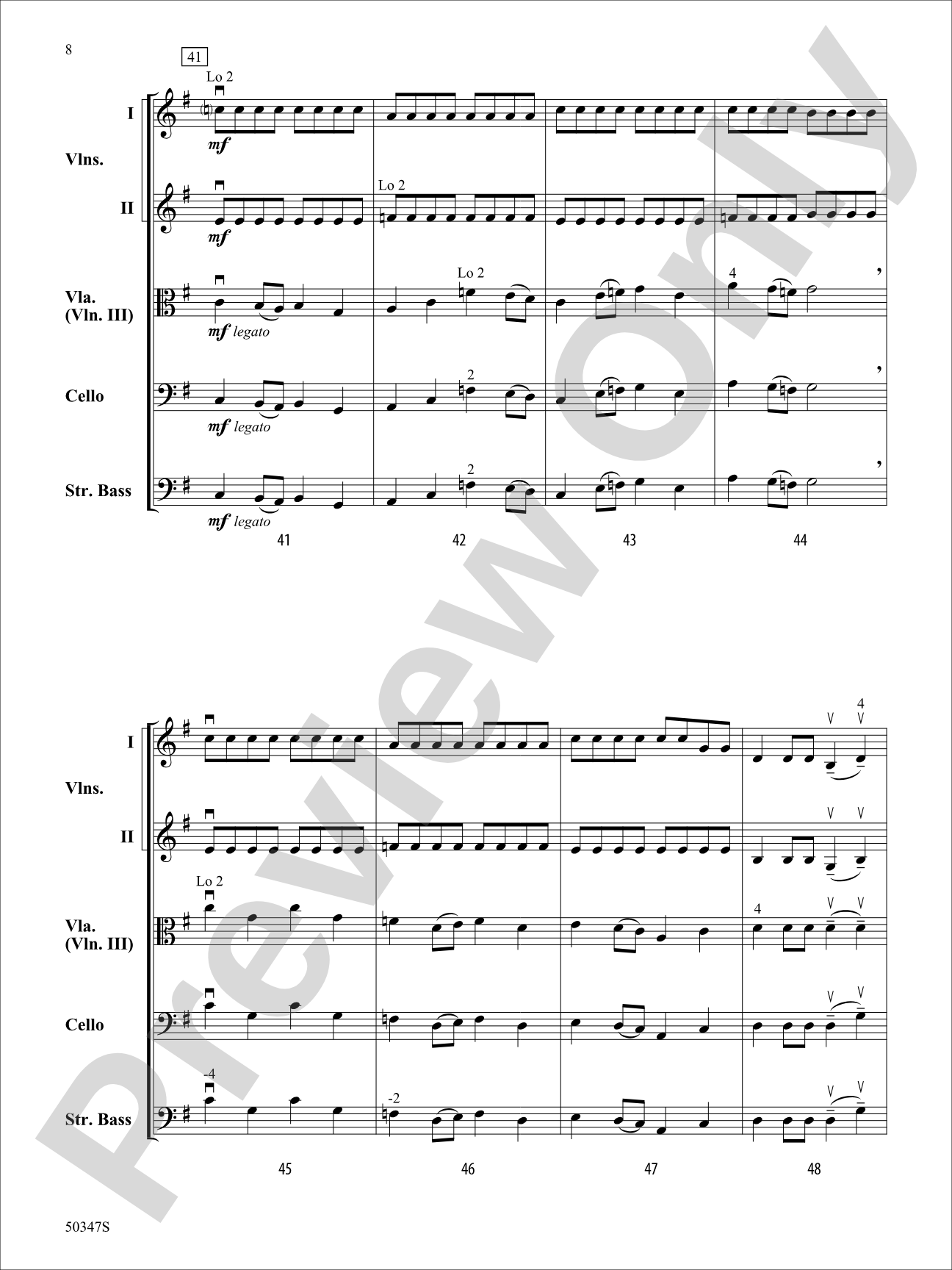 Flight of the Phoenix: String Orchestra Conductor Score & Parts