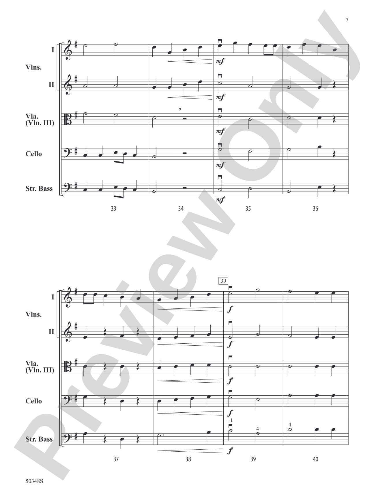Here Comes Santa Claus: String Orchestra Conductor Score & Parts