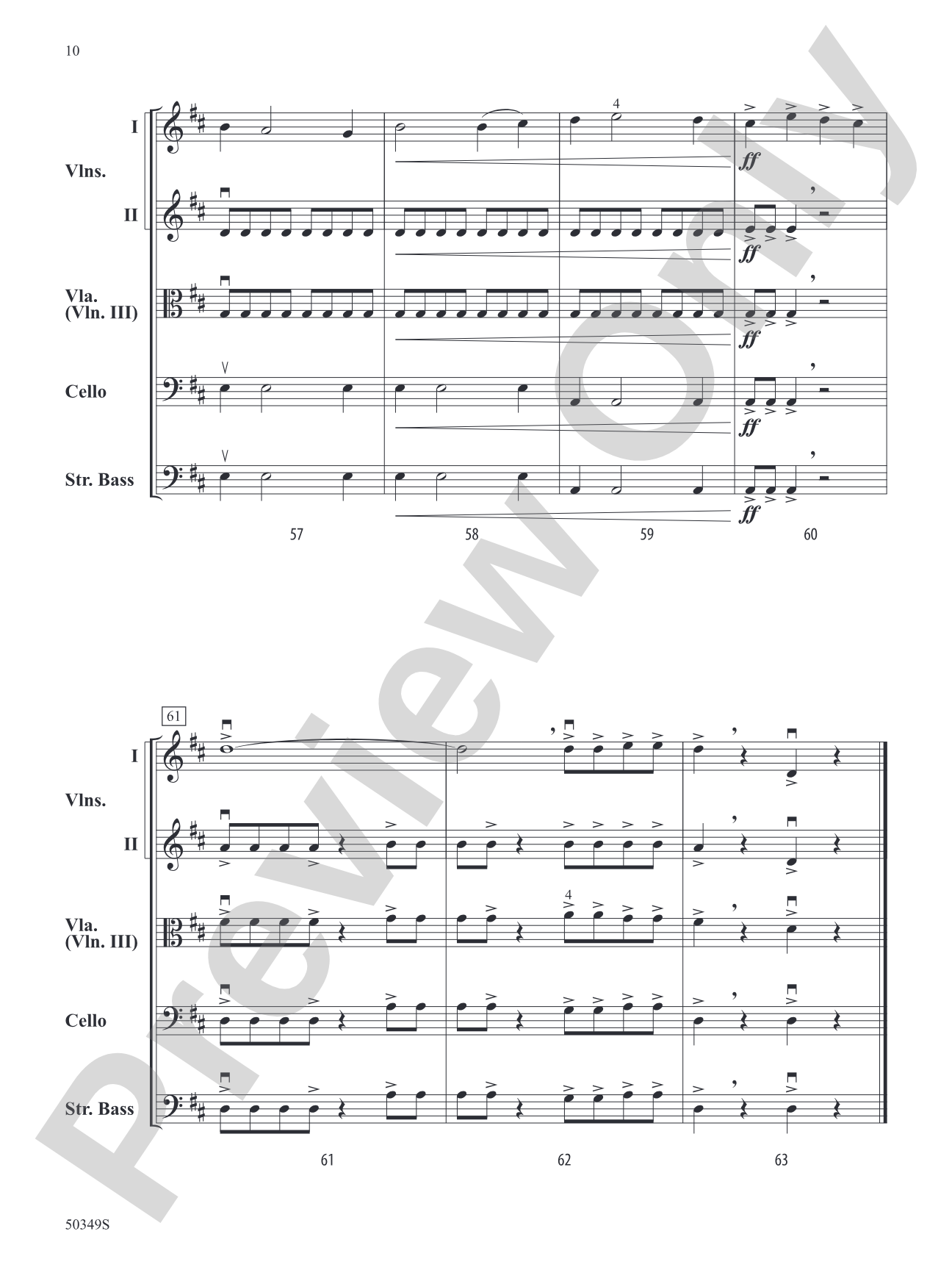 A New Day Awaits: String Orchestra Conductor Score & Parts