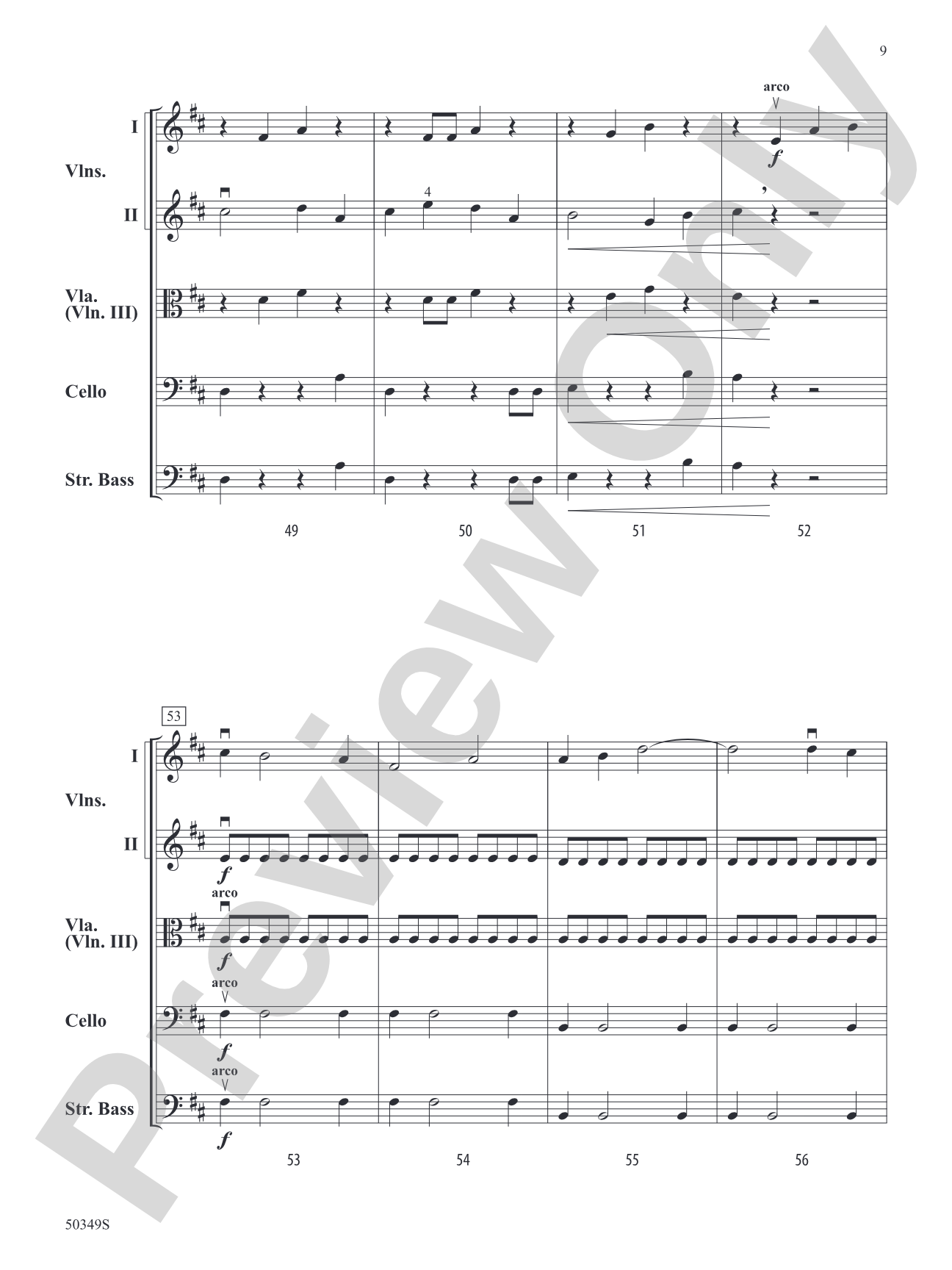 A New Day Awaits: String Orchestra Conductor Score & Parts