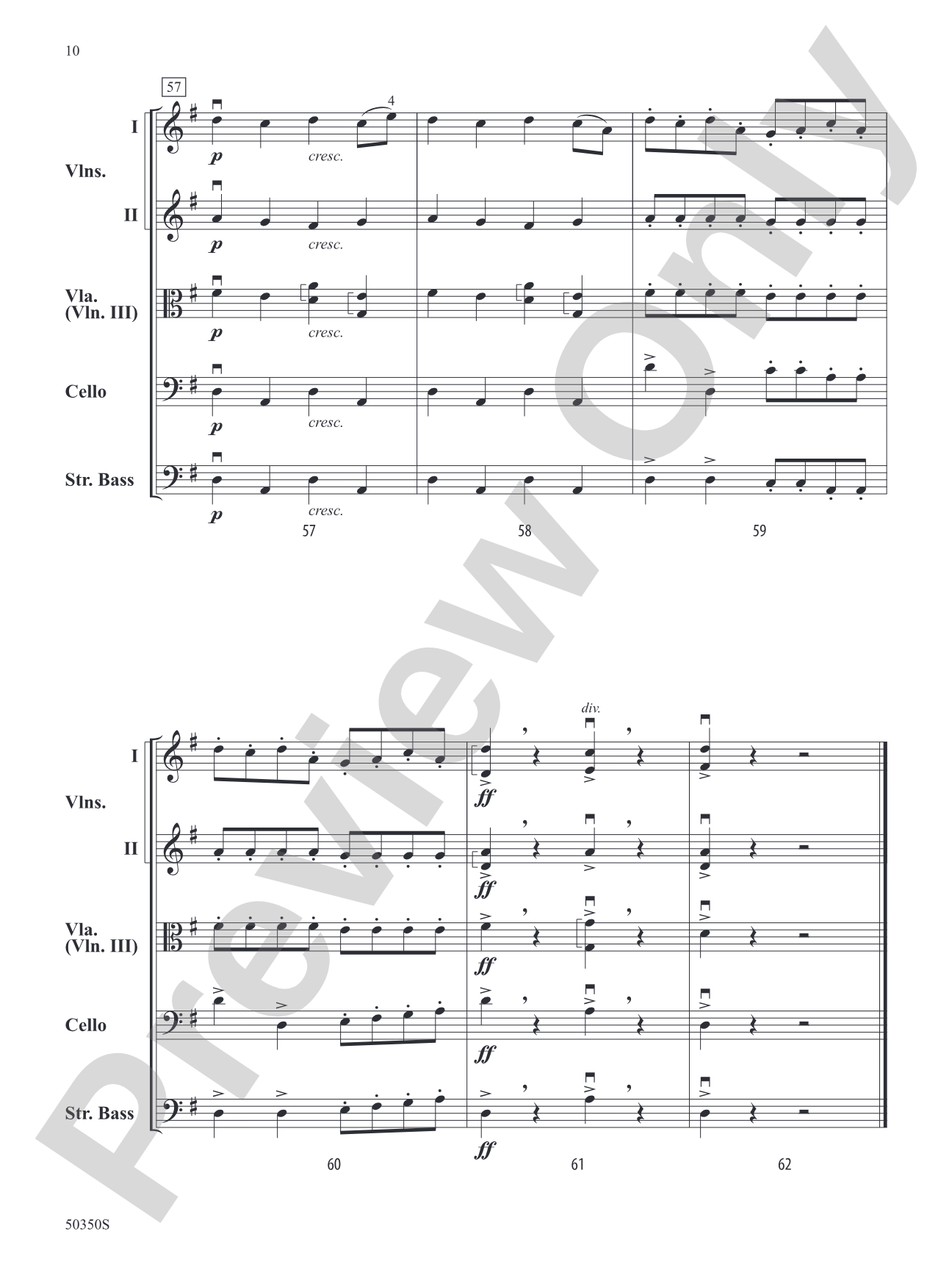 Danza Misolidia: String Orchestra Conductor Score & Parts