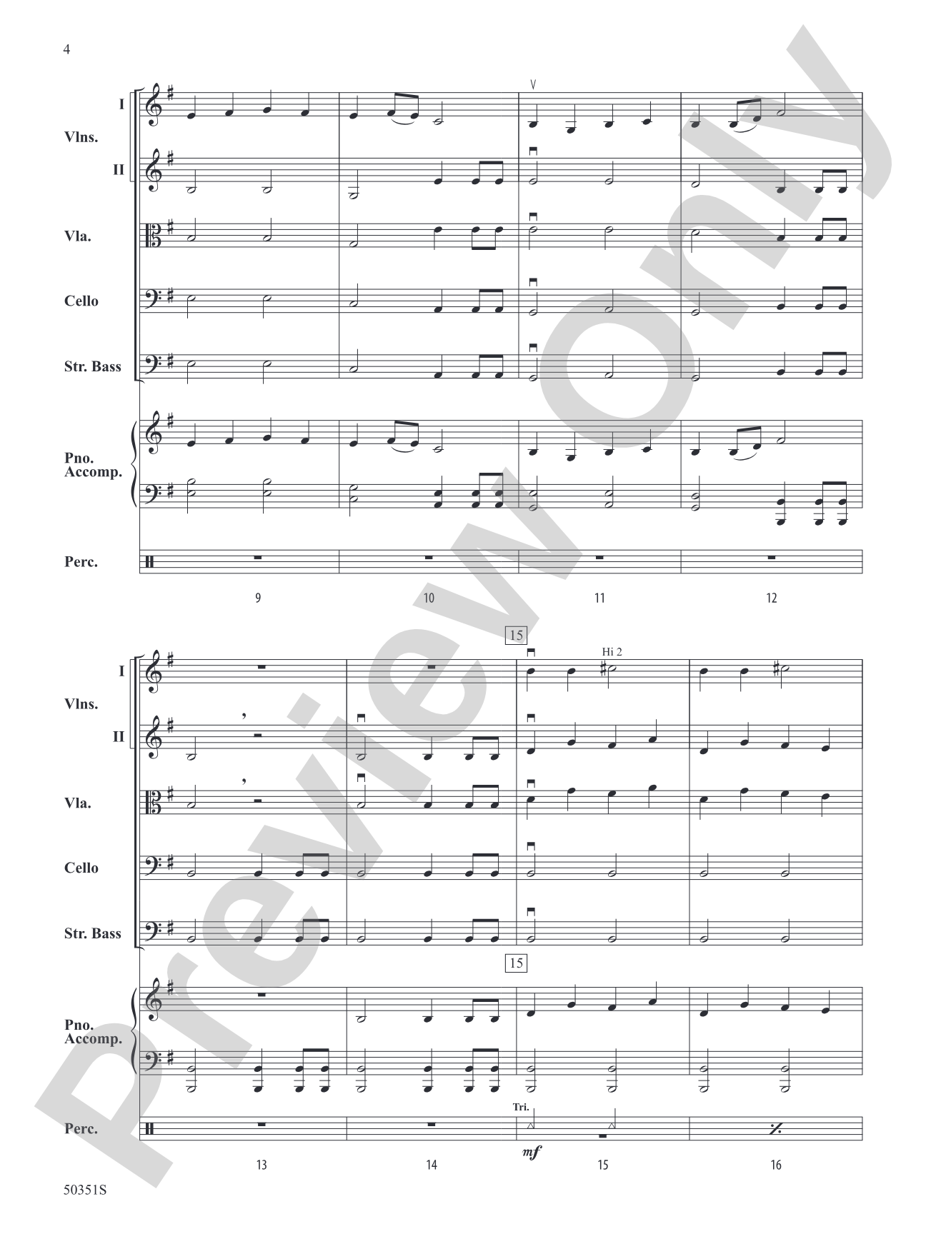 Sakura: String Orchestra Conductor Score & Parts