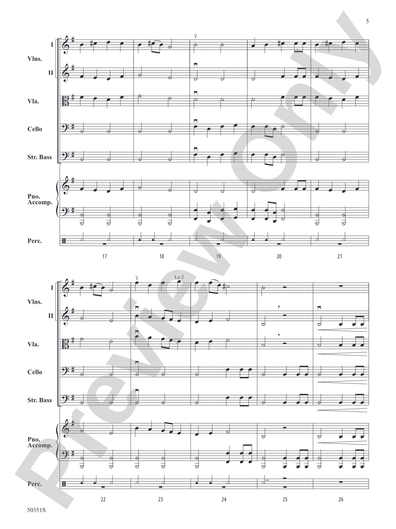 Sakura: String Orchestra Conductor Score & Parts