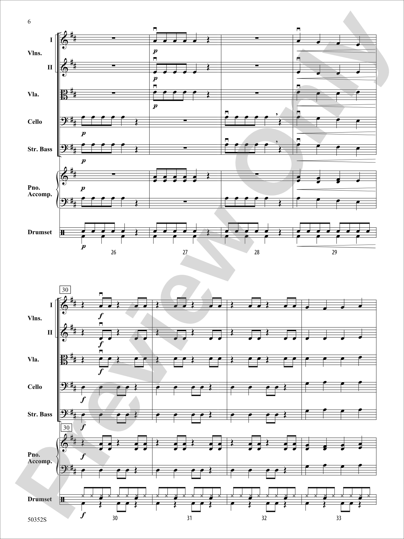 High Five: String Orchestra Conductor Score & Parts