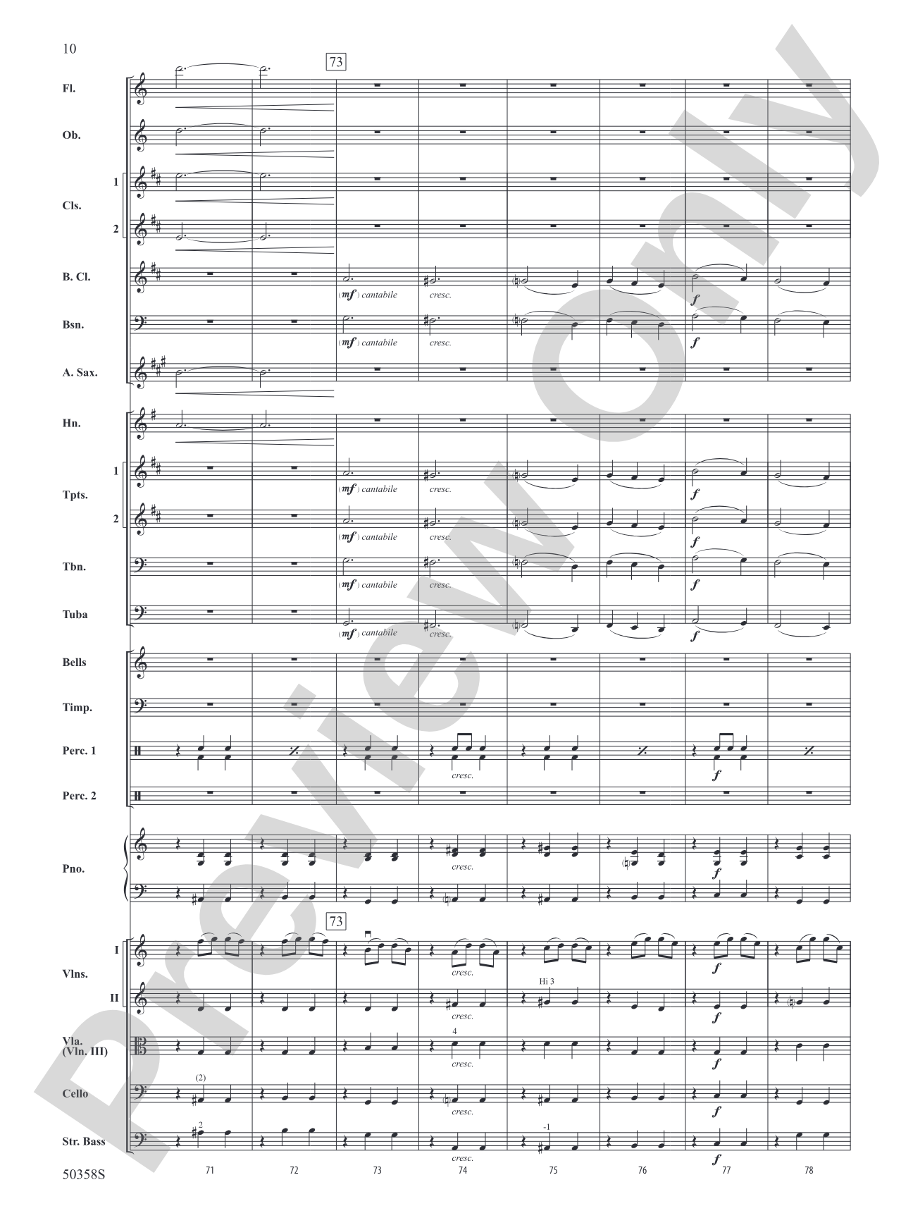 Sleeping Beauty Waltz: Full Orchestra Conductor Score & Parts