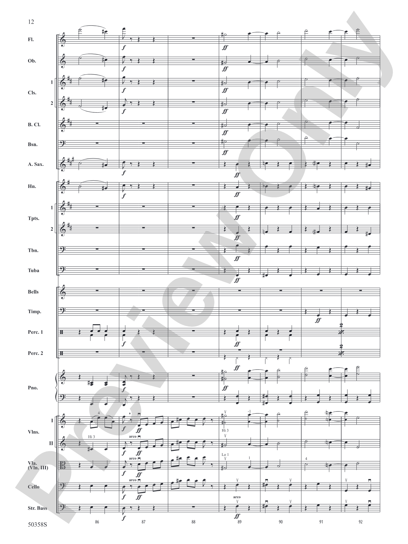 Sleeping Beauty Waltz: Full Orchestra Conductor Score & Parts