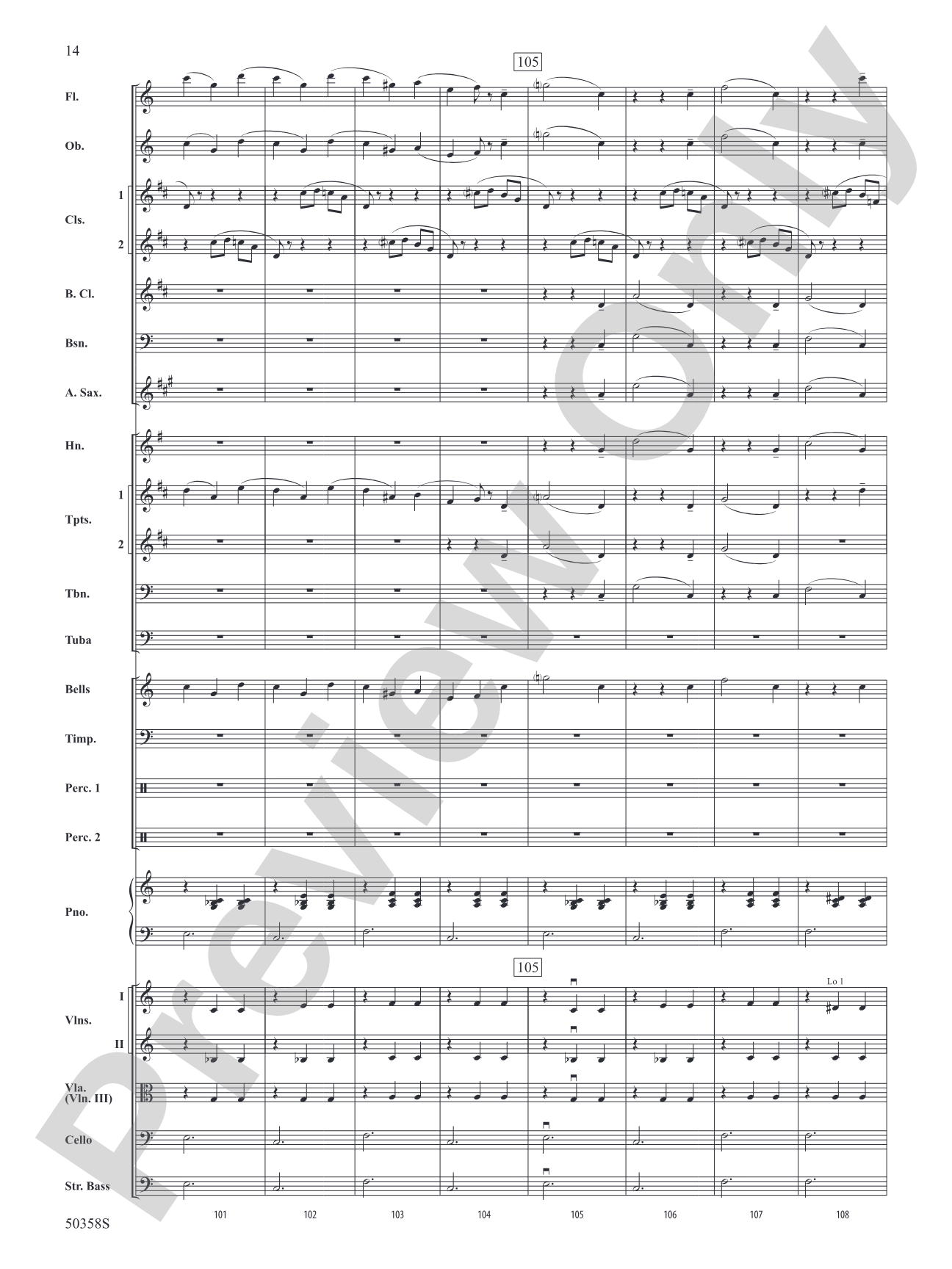 Sleeping Beauty Waltz: Full Orchestra Conductor Score & Parts