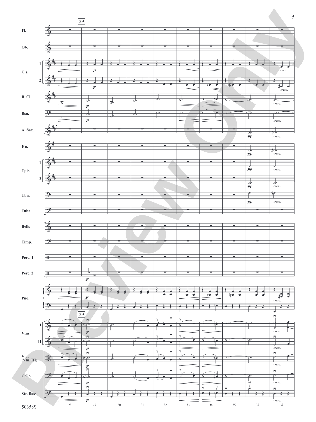 Sleeping Beauty Waltz: Full Orchestra Conductor Score & Parts