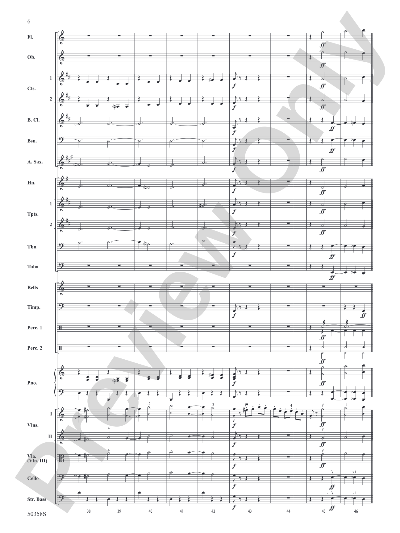 Sleeping Beauty Waltz: Full Orchestra Conductor Score & Parts