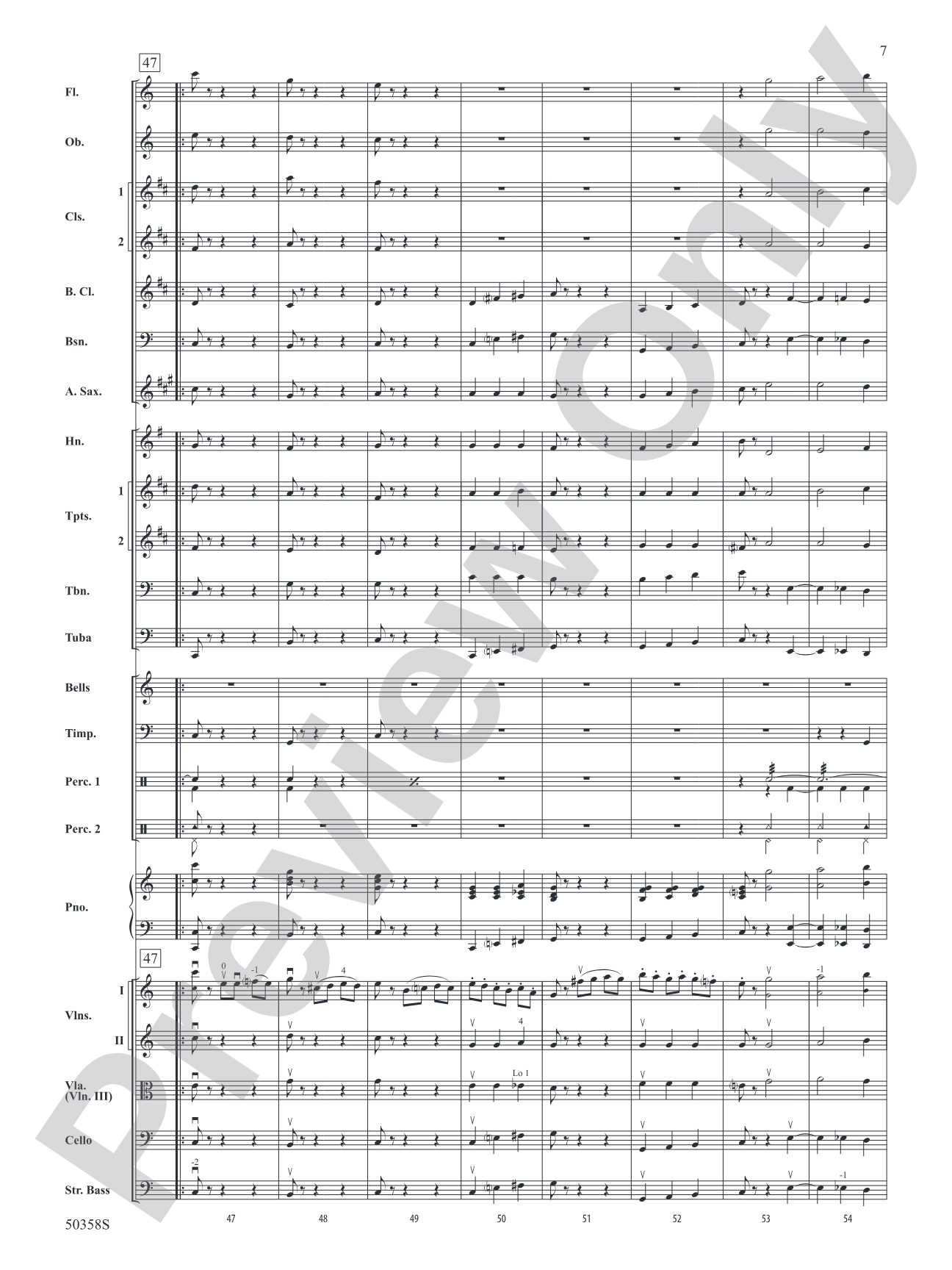 Sleeping Beauty Waltz: Full Orchestra Conductor Score & Parts