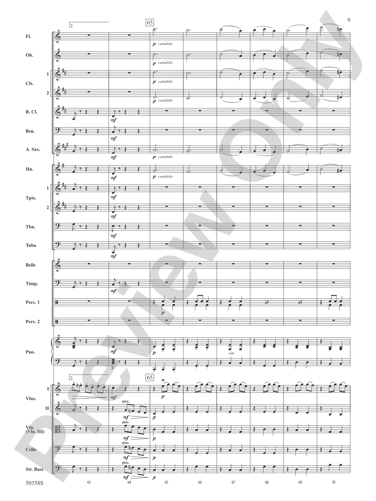 Sleeping Beauty Waltz: Full Orchestra Conductor Score & Parts