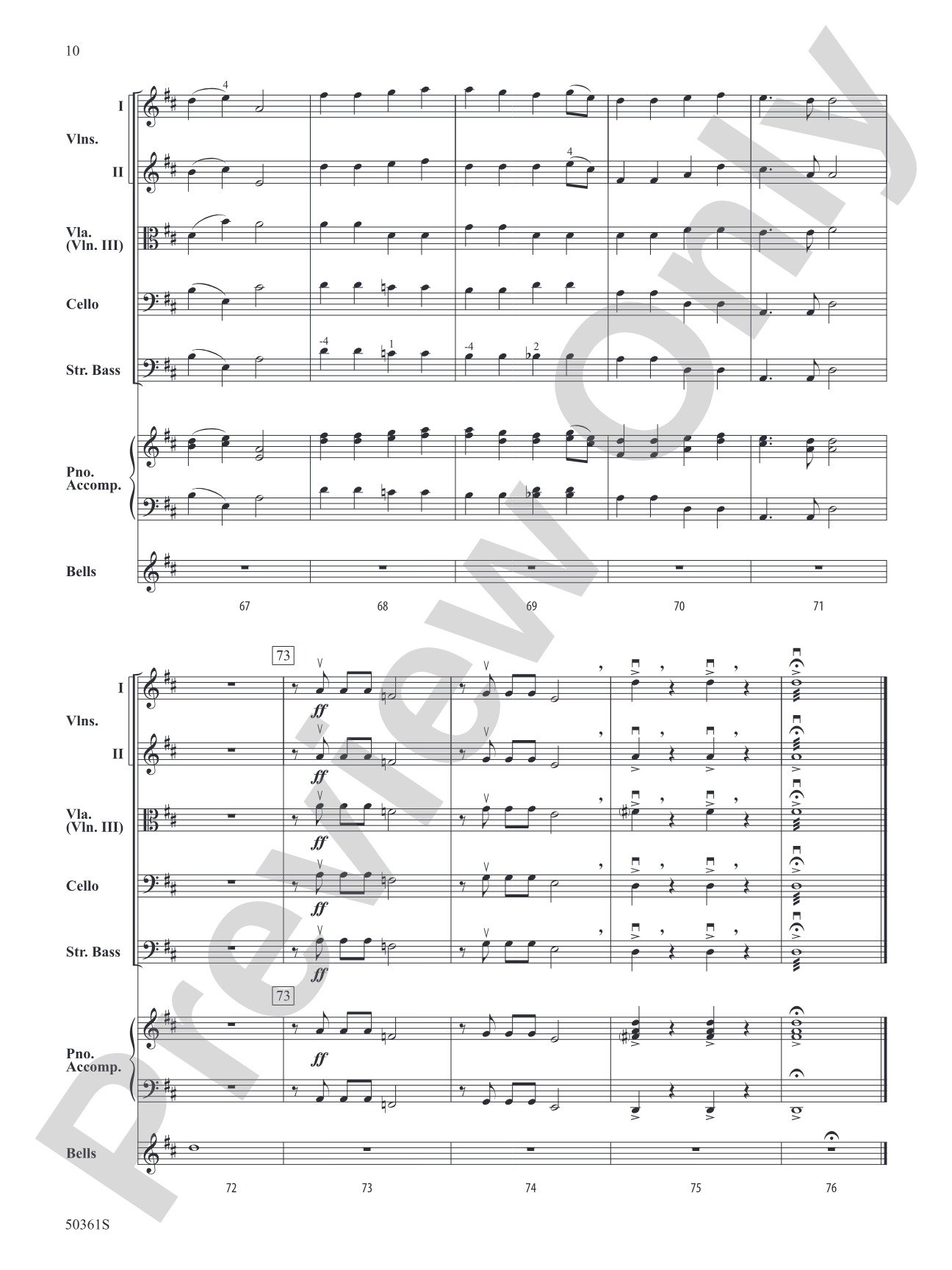 Playlist: String Orchestra Conductor Score & Parts