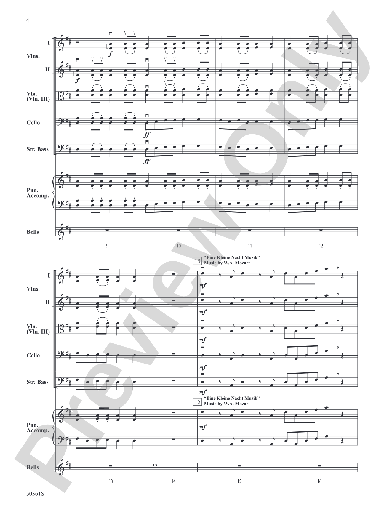 Playlist: String Orchestra Conductor Score & Parts