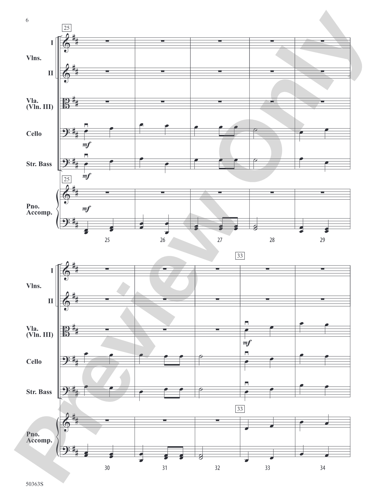 Luz de la Mañana: String Orchestra Conductor Score & Parts