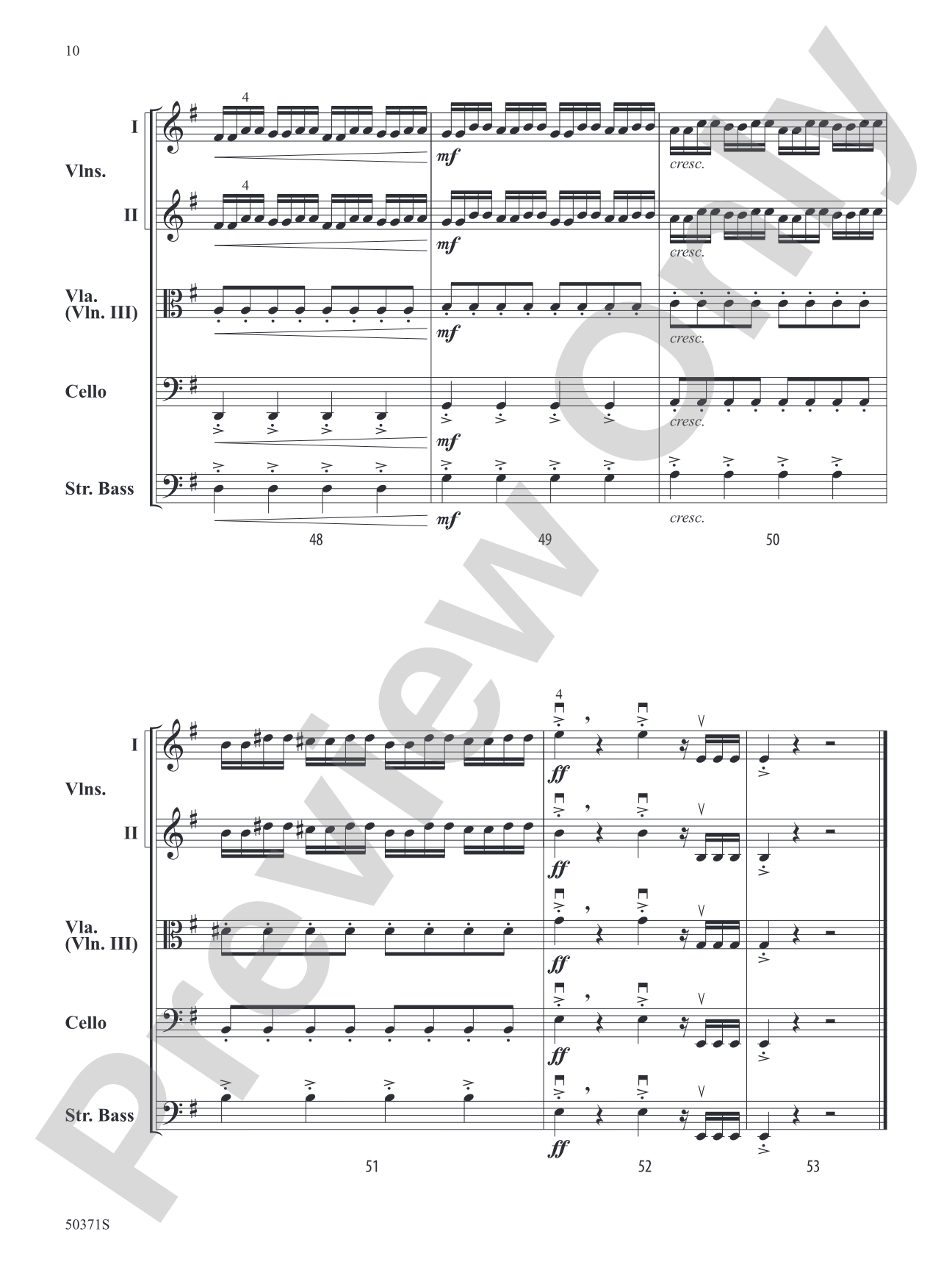 Mission Sixteen: String Orchestra Conductor Score & Parts