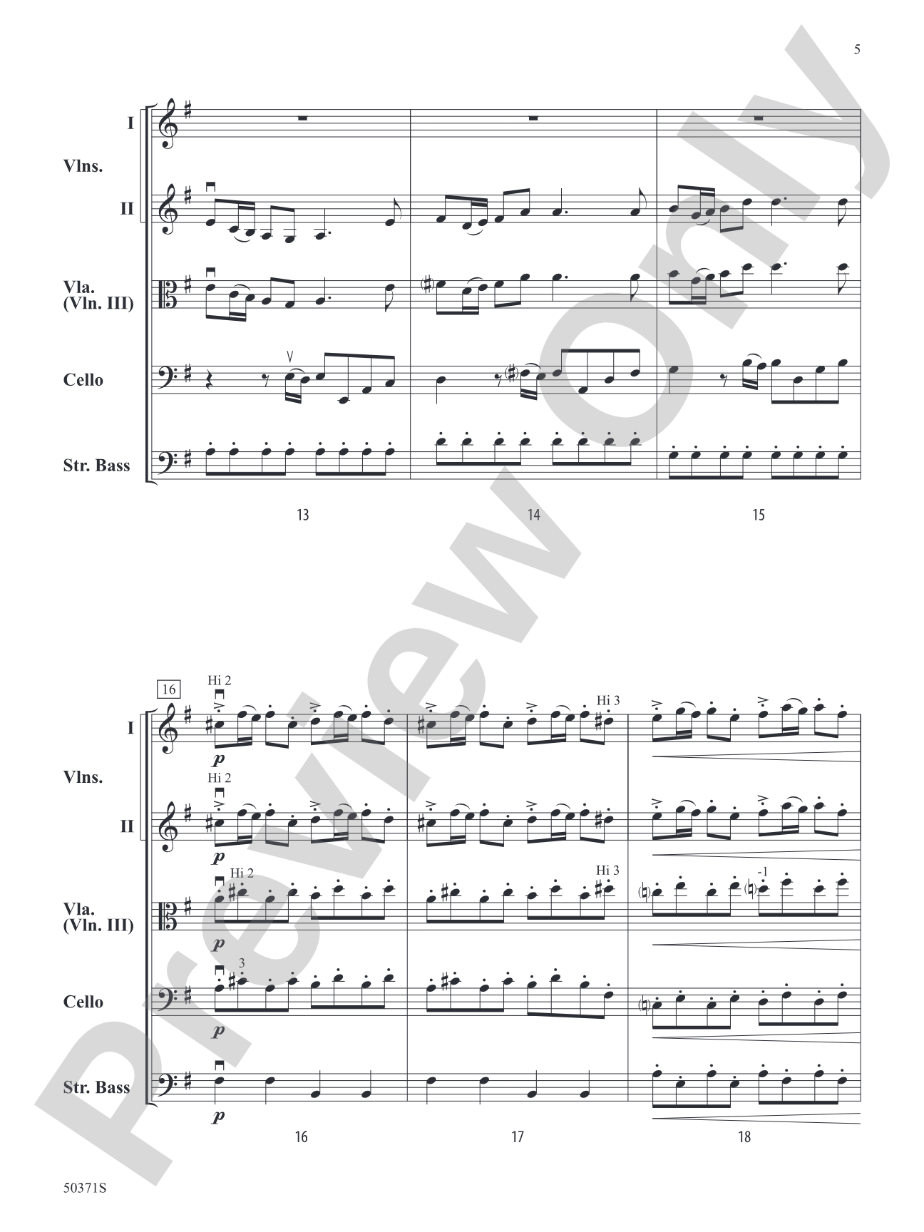 Mission Sixteen: String Orchestra Conductor Score & Parts