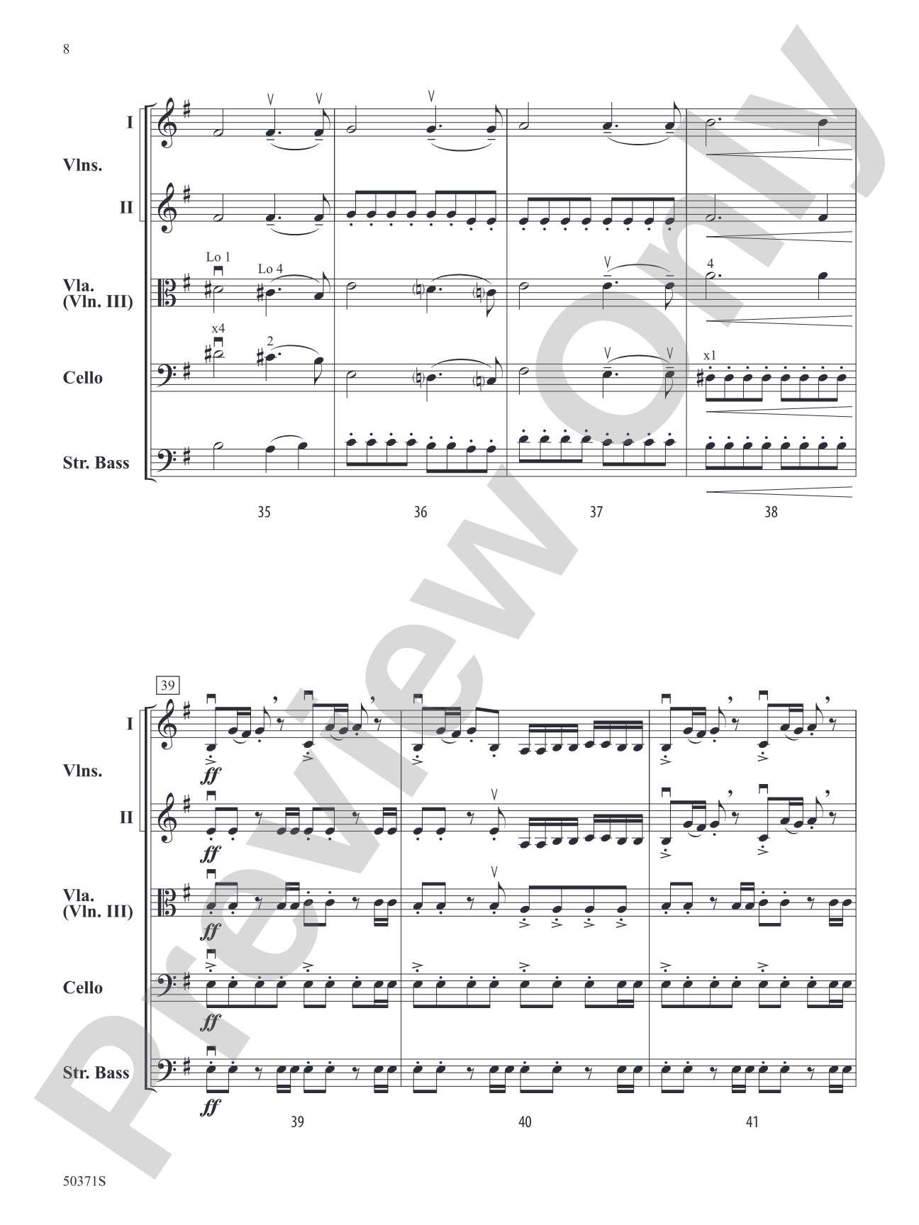 Mission Sixteen: String Orchestra Conductor Score & Parts