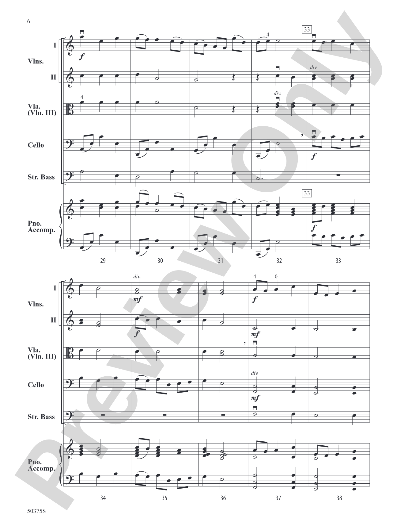 A Crystal Snowfall: String Orchestra Conductor Score & Parts