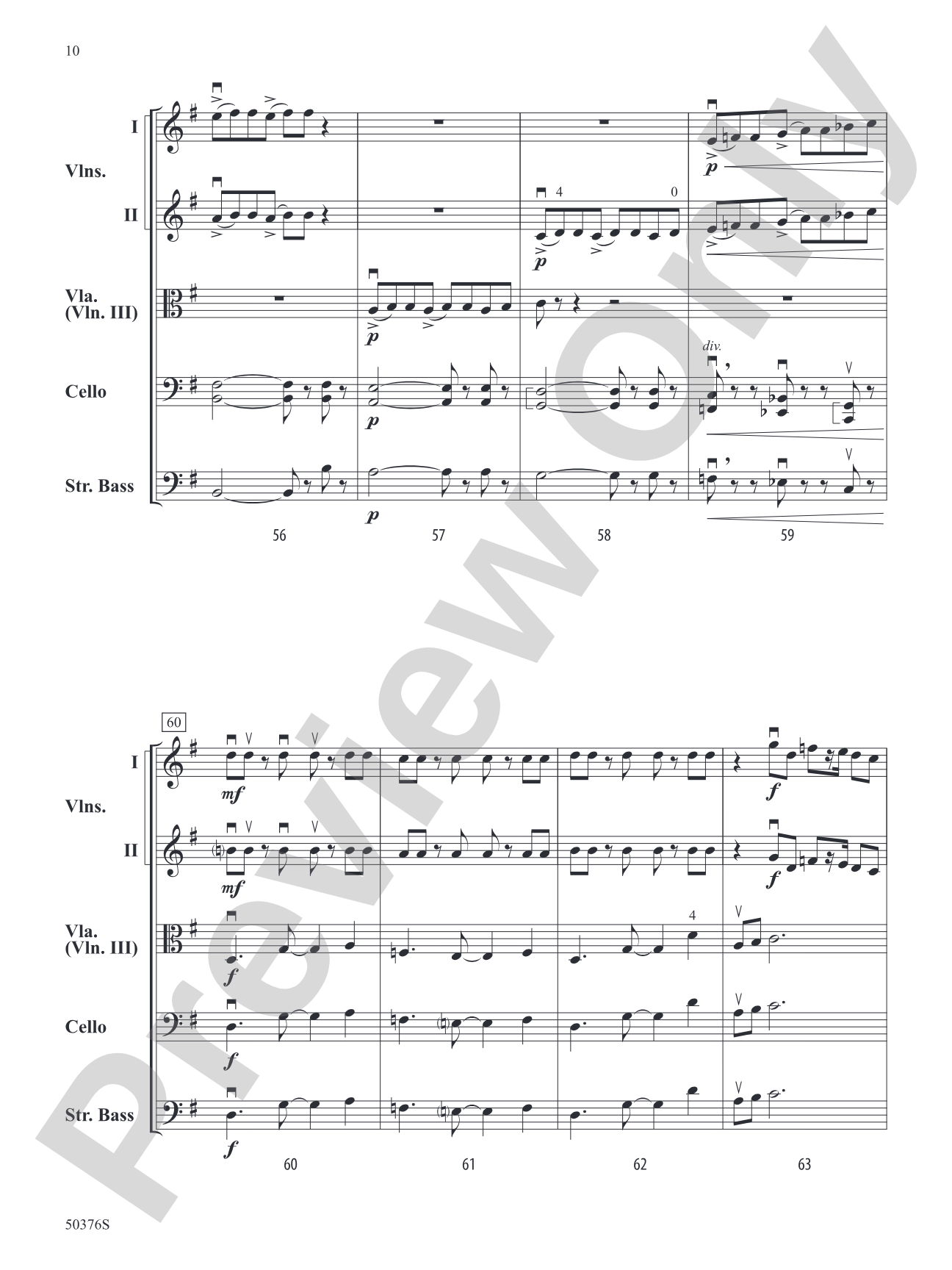 Blue Diamond Jubilee: String Orchestra Conductor Score & Parts
