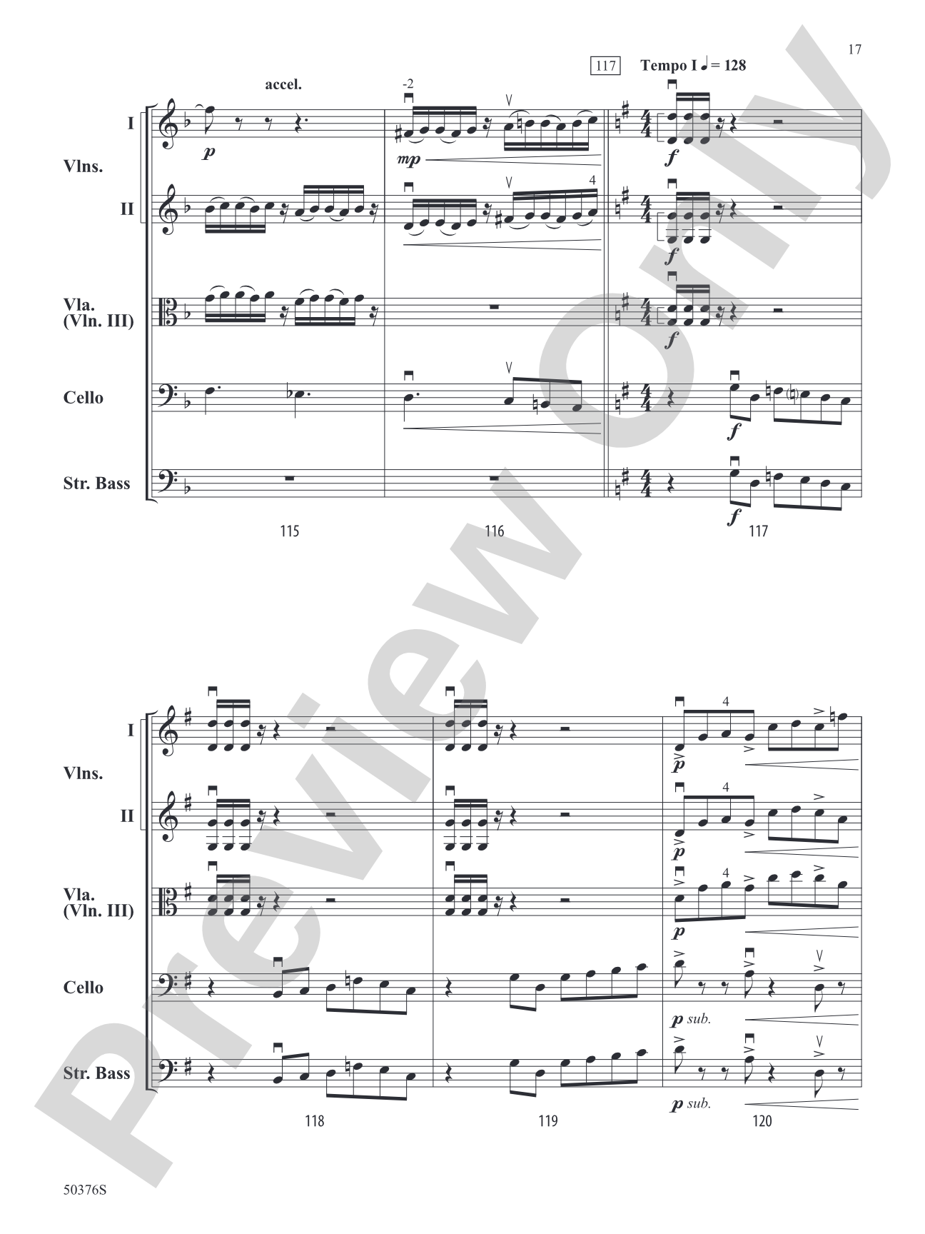 Blue Diamond Jubilee: String Orchestra Conductor Score & Parts