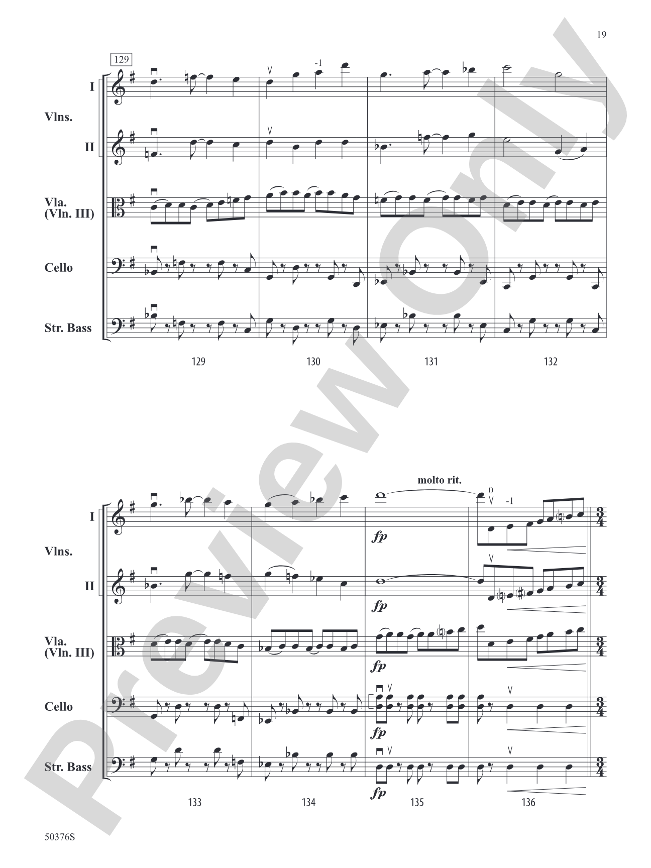 Blue Diamond Jubilee: String Orchestra Conductor Score & Parts