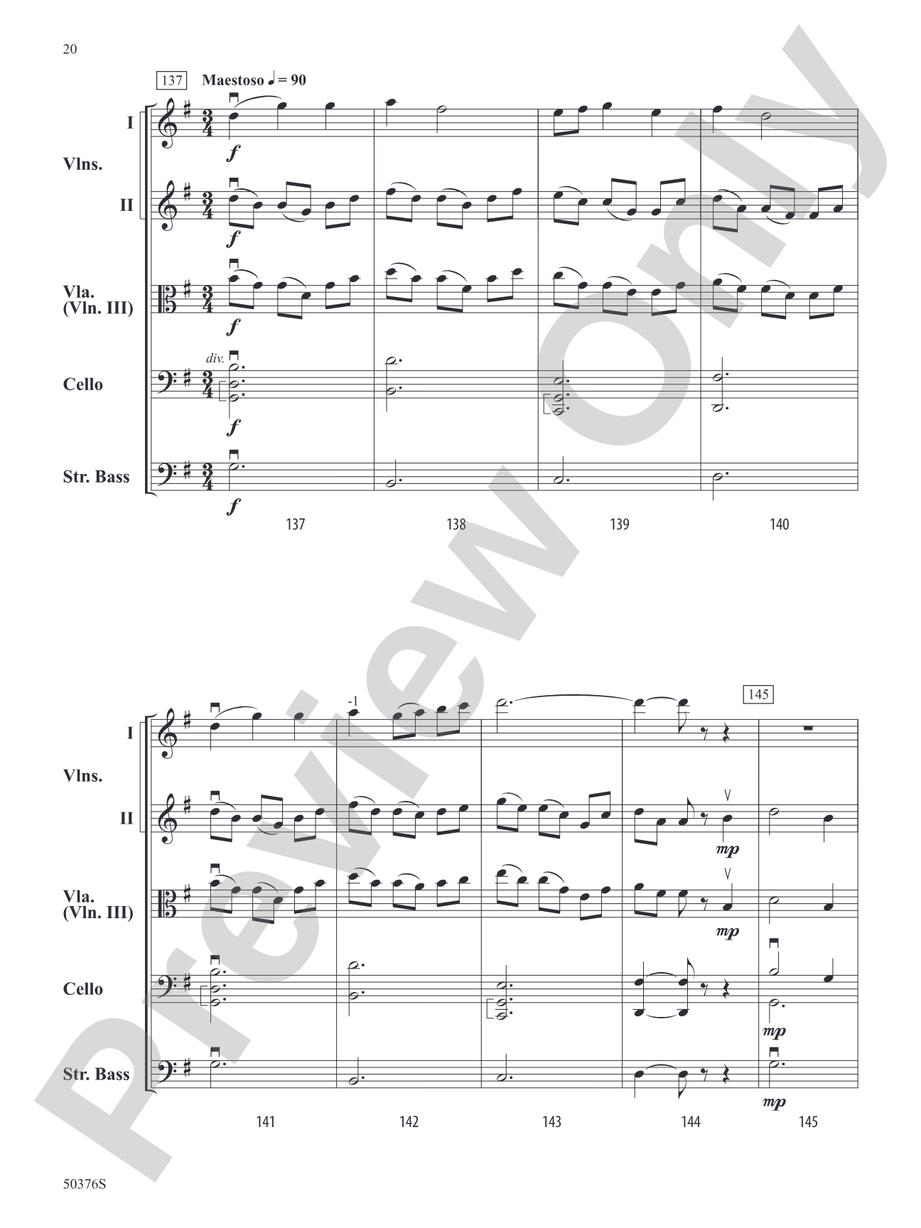 Blue Diamond Jubilee: String Orchestra Conductor Score & Parts