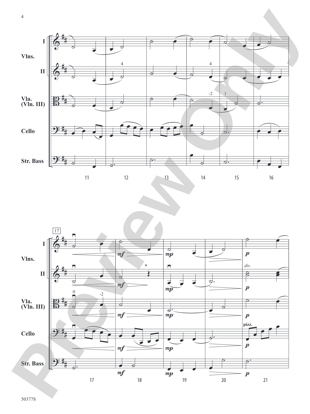 The Beloved: String Orchestra Conductor Score & Parts