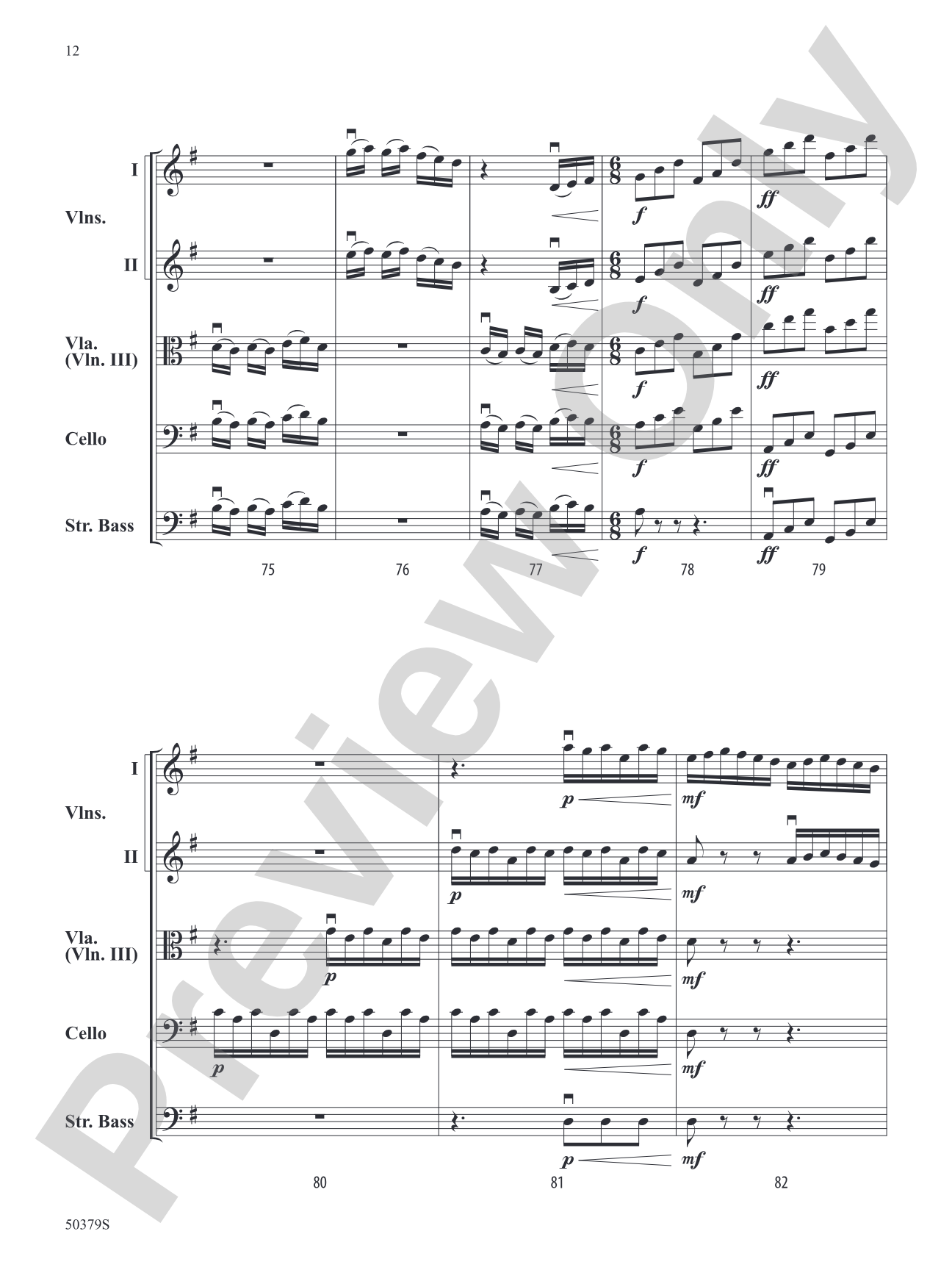 A.I. Recomposes J.S.: String Orchestra Conductor Score & Parts