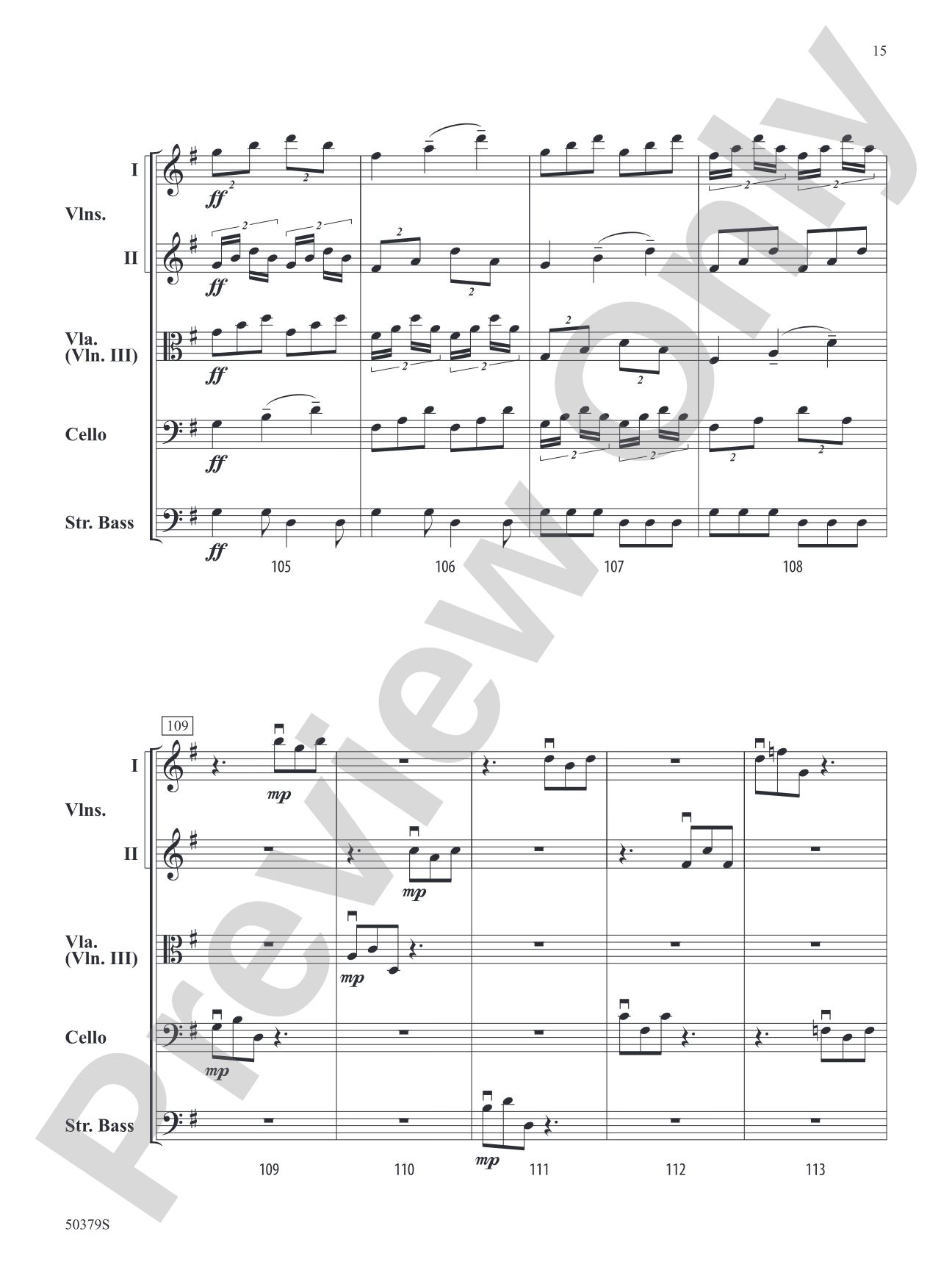A.I. Recomposes J.S.: String Orchestra Conductor Score & Parts
