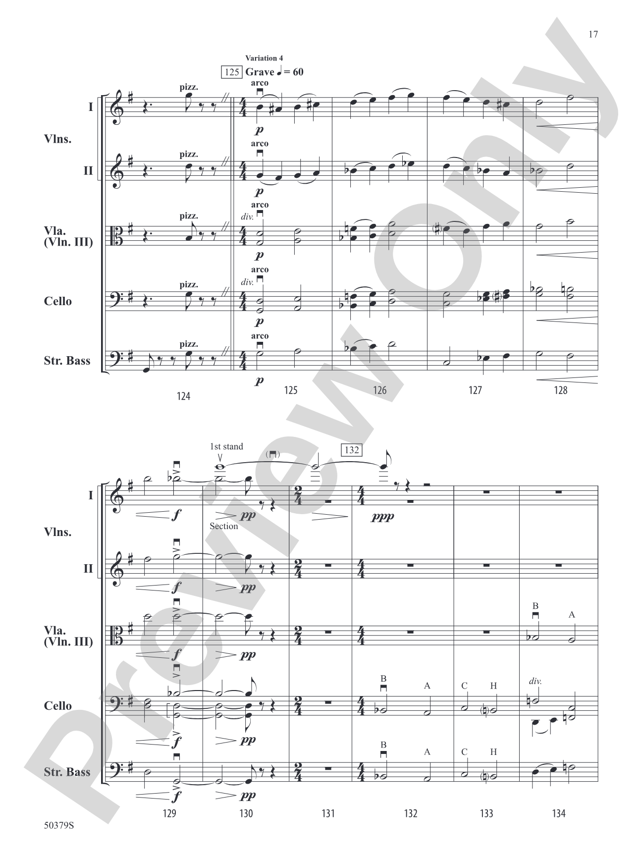 A.I. Recomposes J.S.: String Orchestra Conductor Score & Parts