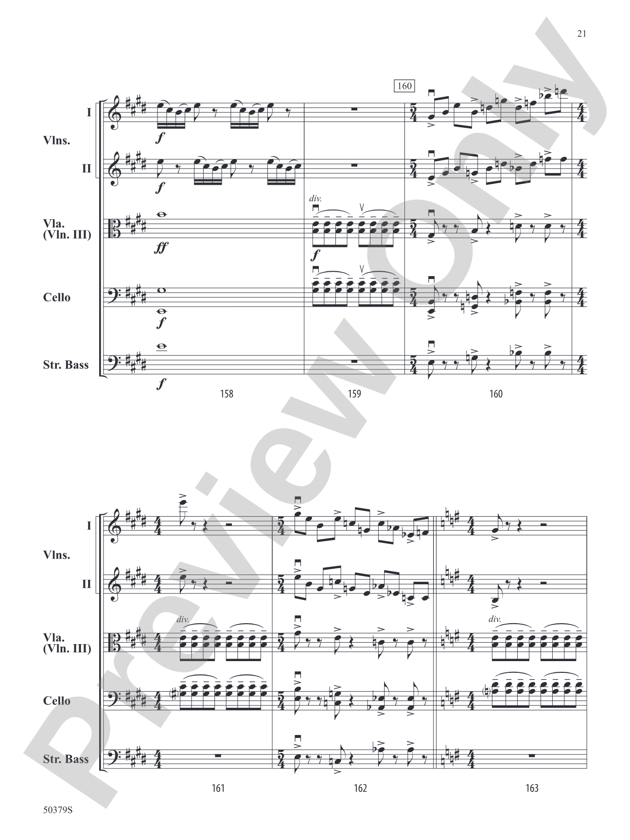 A.I. Recomposes J.S.: String Orchestra Conductor Score & Parts