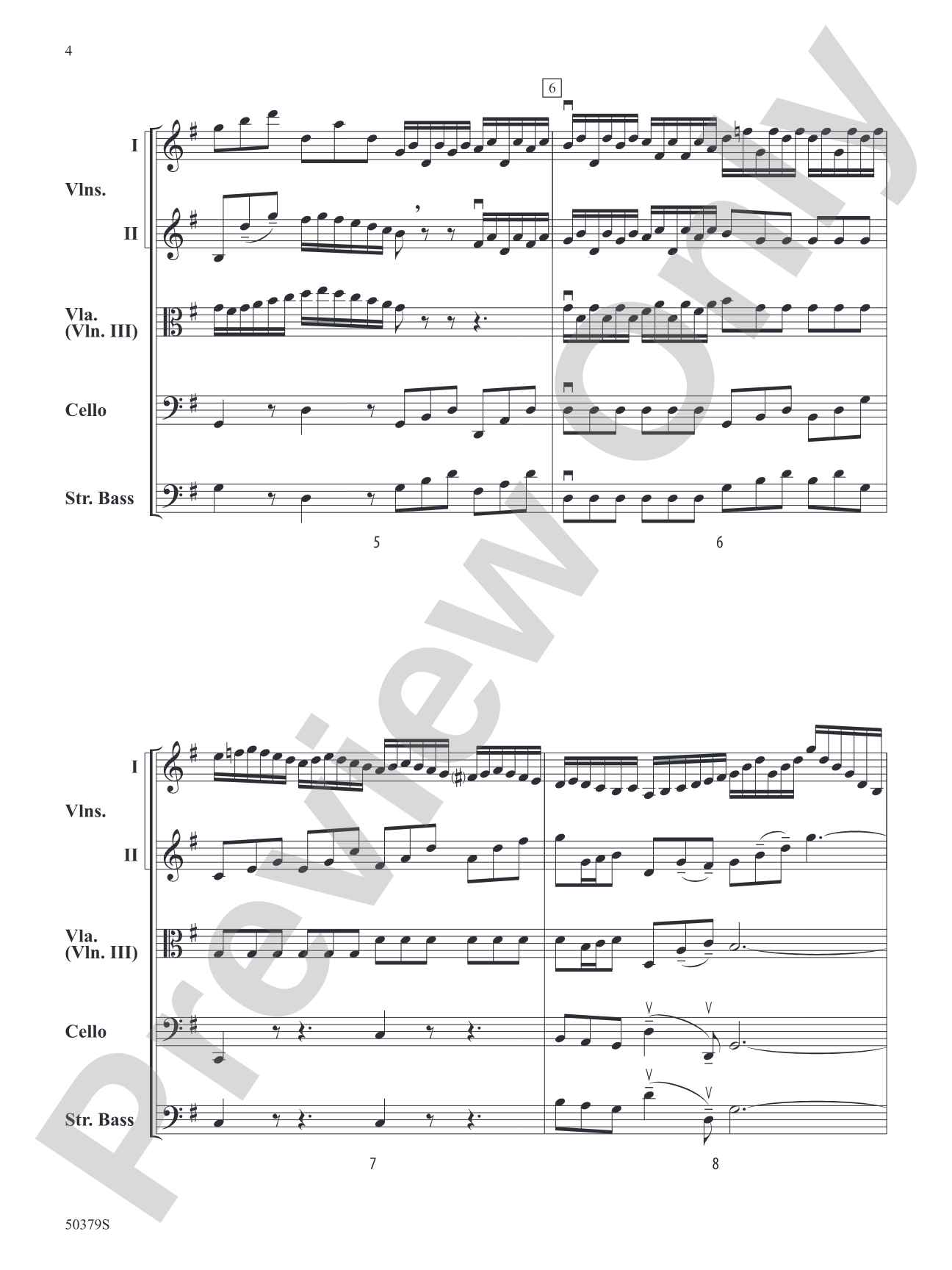 A.I. Recomposes J.S.: String Orchestra Conductor Score & Parts