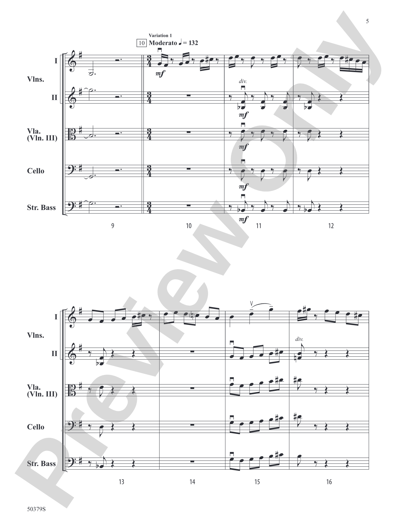 A.I. Recomposes J.S.: String Orchestra Conductor Score & Parts