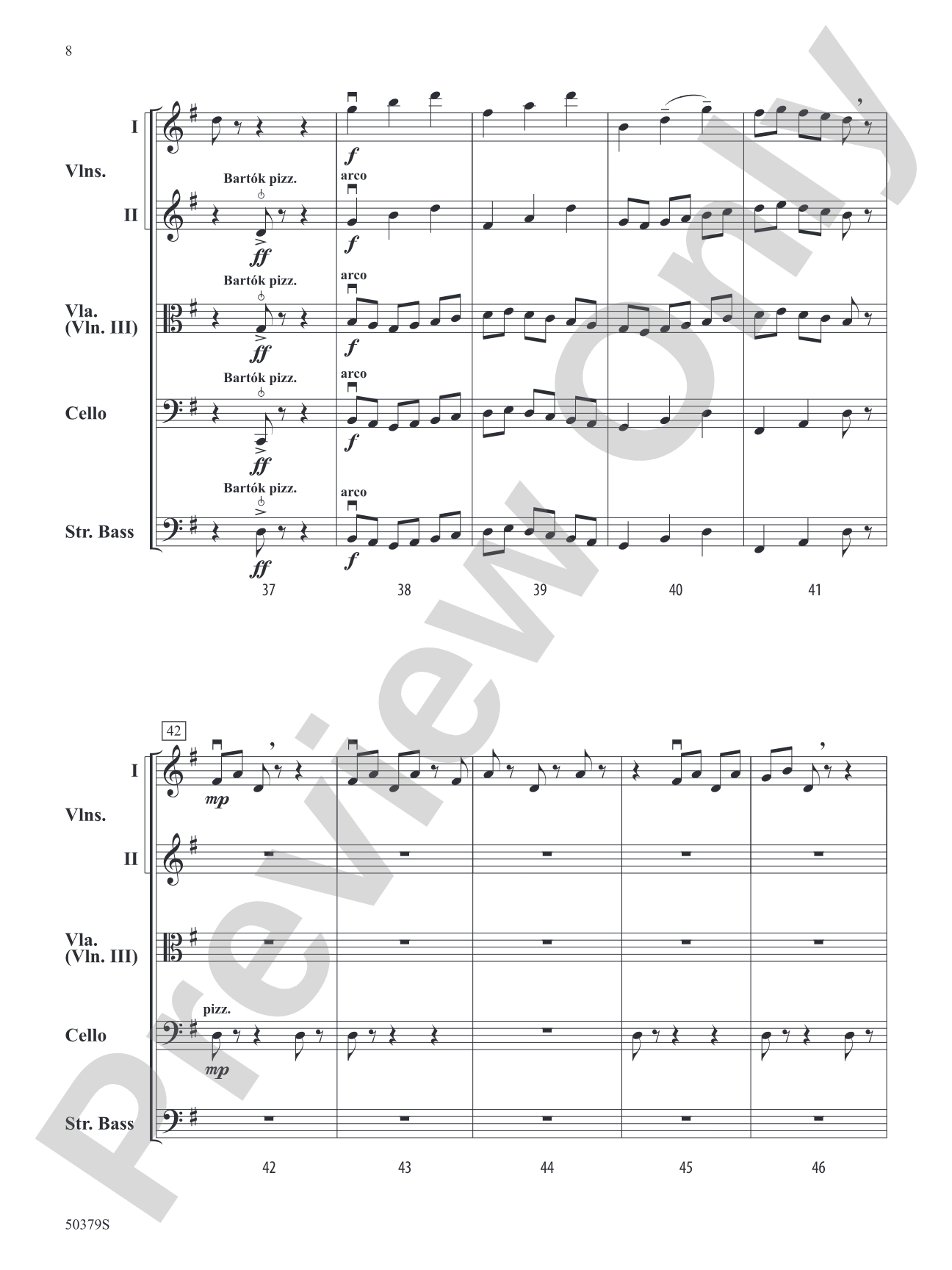 A.I. Recomposes J.S.: String Orchestra Conductor Score & Parts