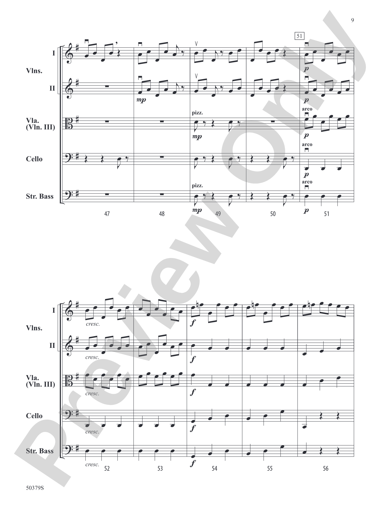 A.I. Recomposes J.S.: String Orchestra Conductor Score & Parts