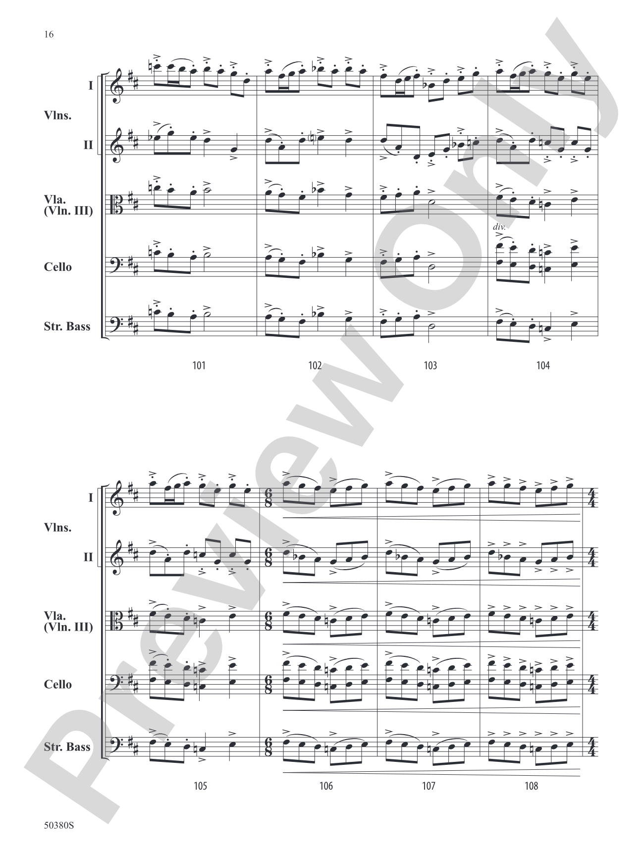 Danza Fuoco: String Orchestra Conductor Score & Parts