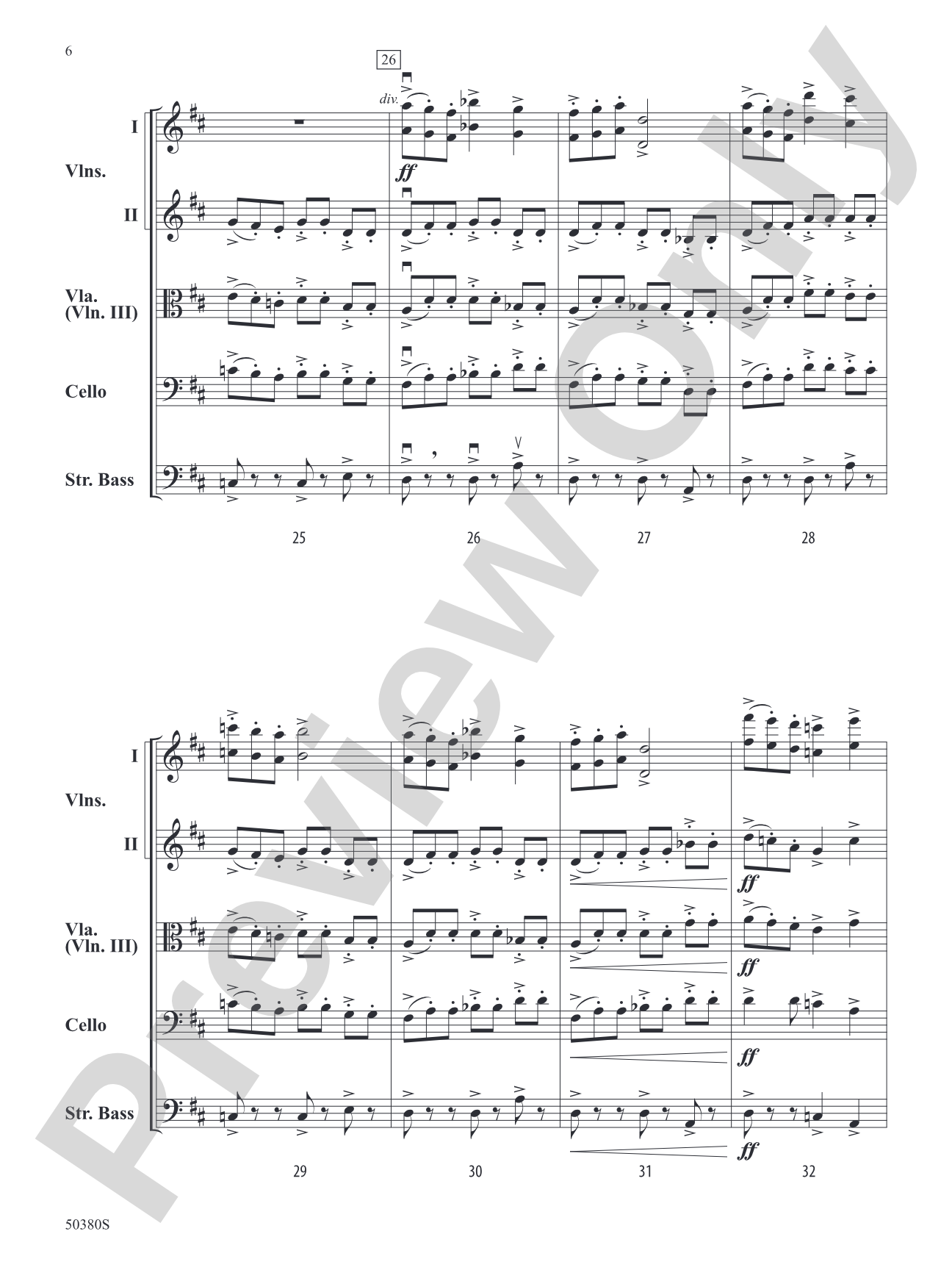 Danza Fuoco: String Orchestra Conductor Score & Parts