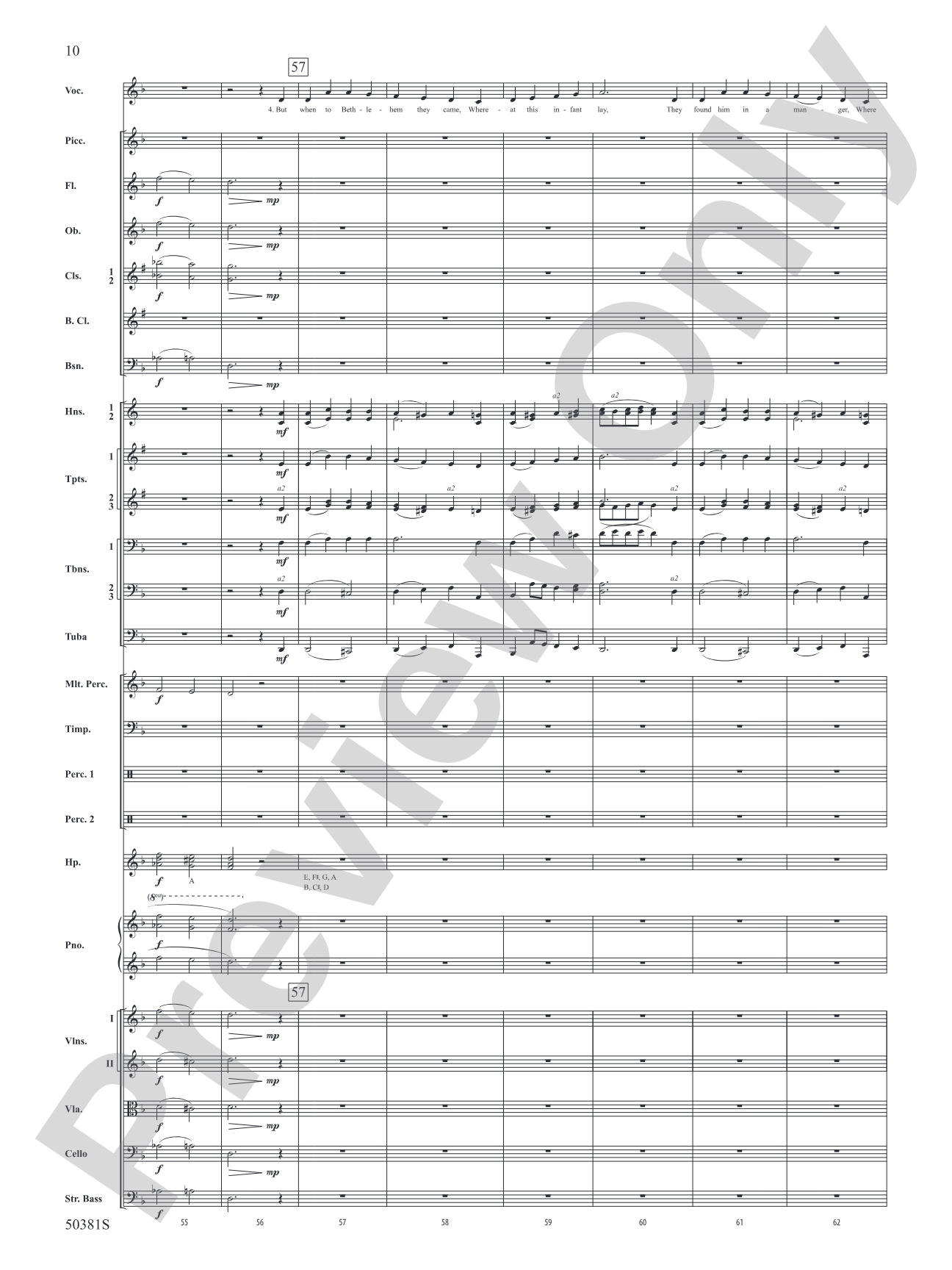 God Rest Ye Merry, Gentlemen: Full Orchestra Conductor Score & Parts