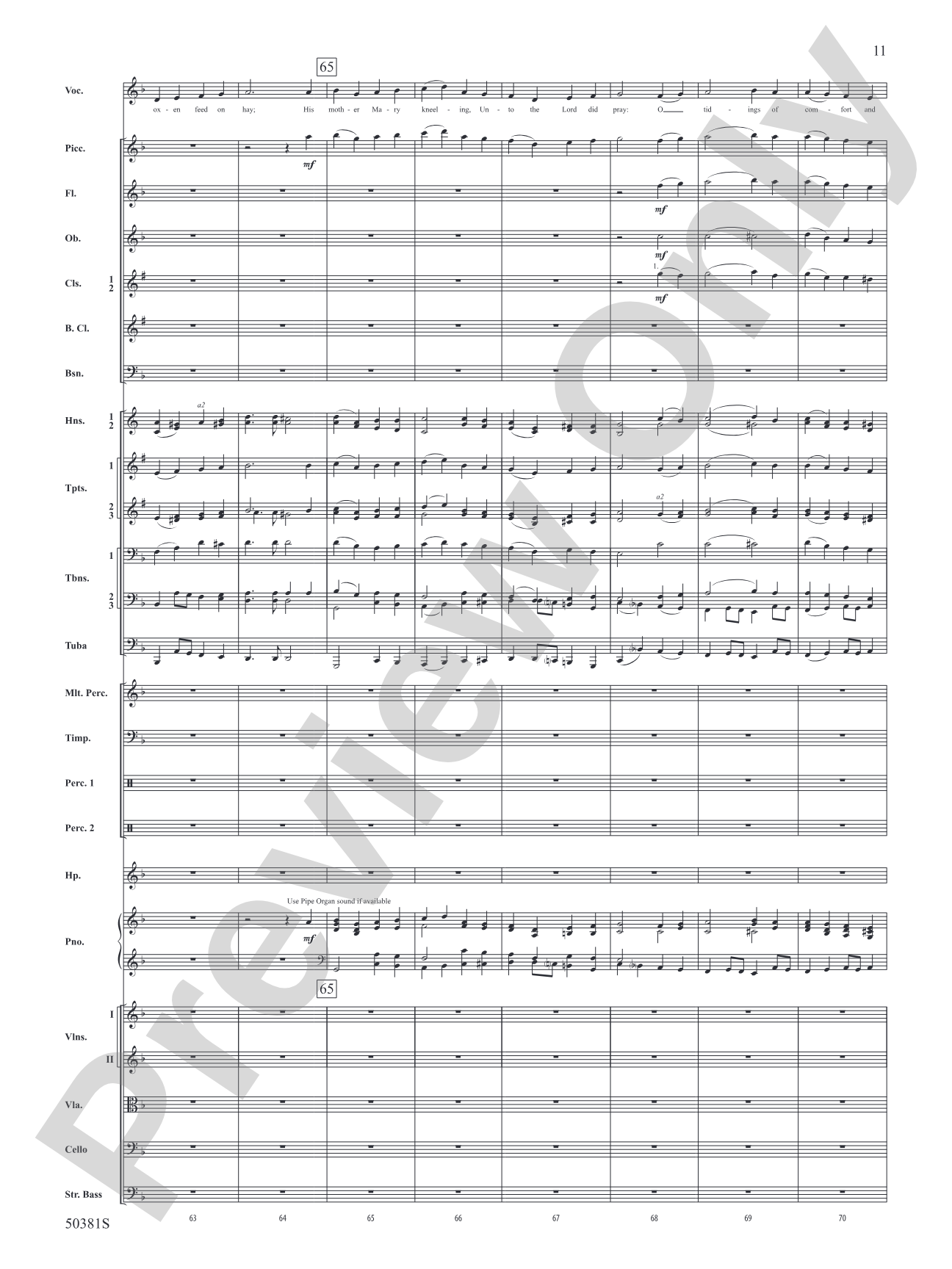 God Rest Ye Merry, Gentlemen: Full Orchestra Conductor Score & Parts