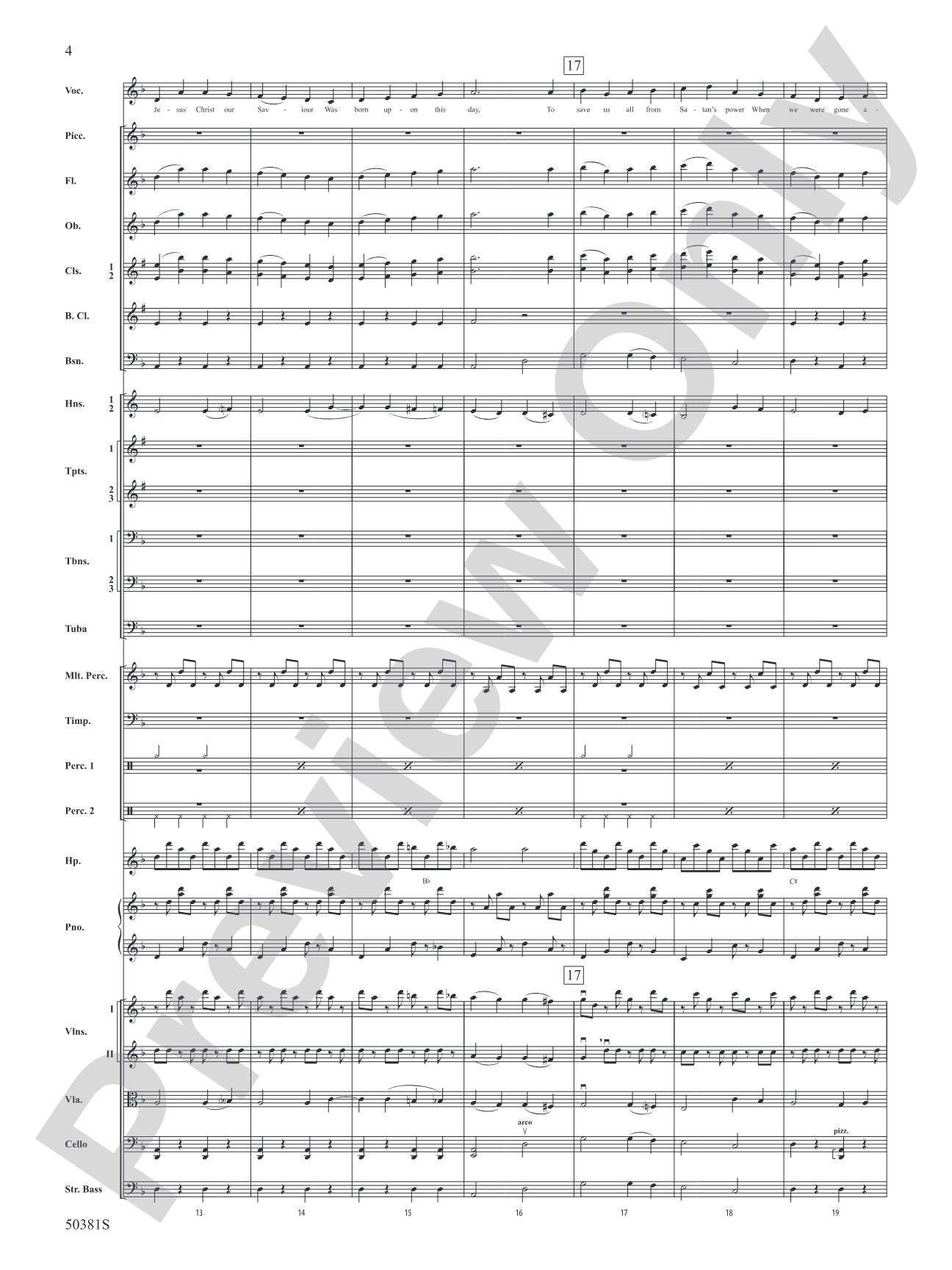 God Rest Ye Merry, Gentlemen: Full Orchestra Conductor Score & Parts