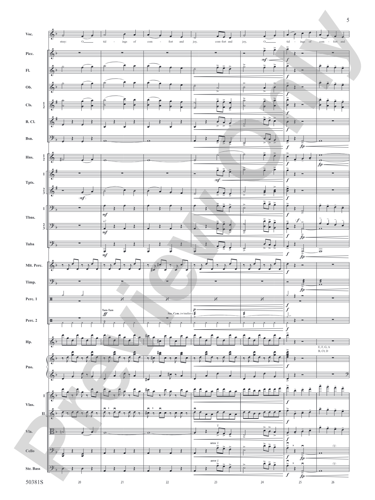 God Rest Ye Merry, Gentlemen: Full Orchestra Conductor Score & Parts