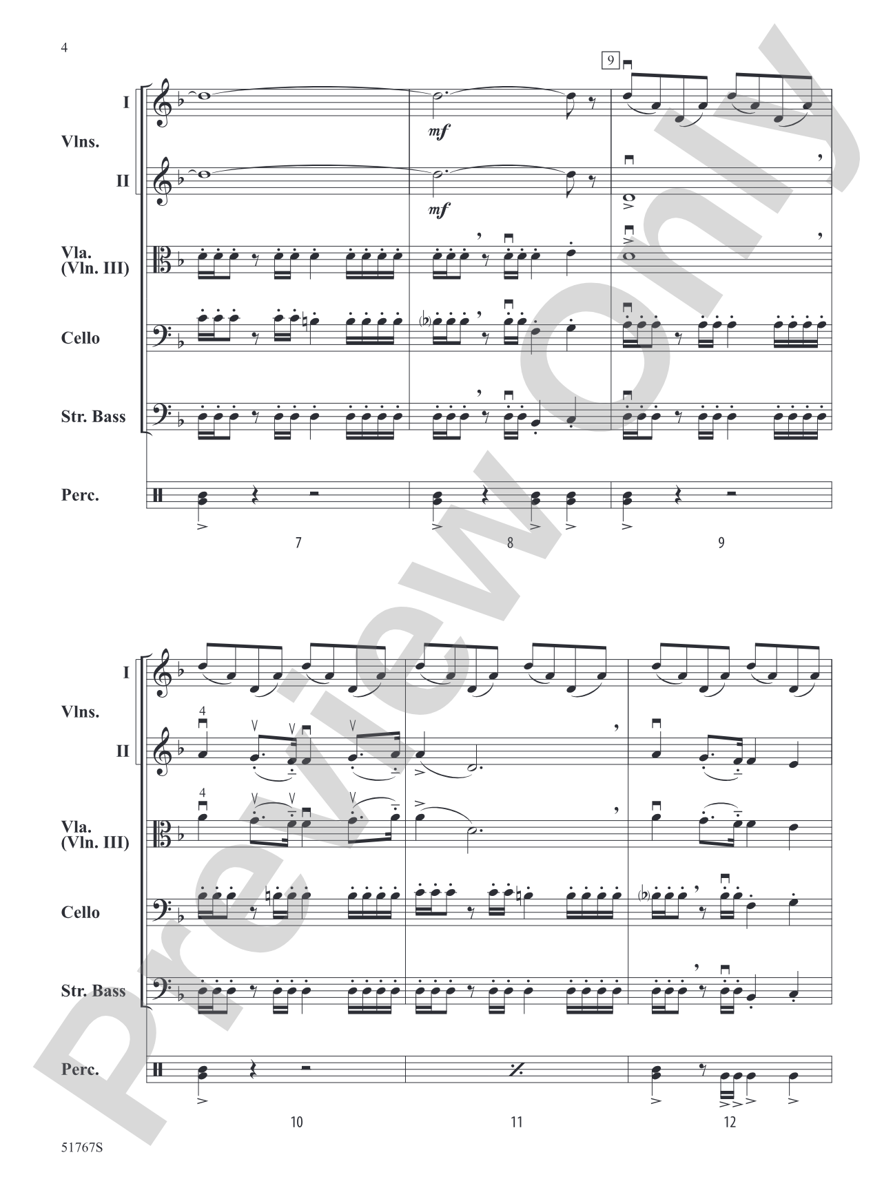 The Avengers: String Orchestra Conductor Score & Parts