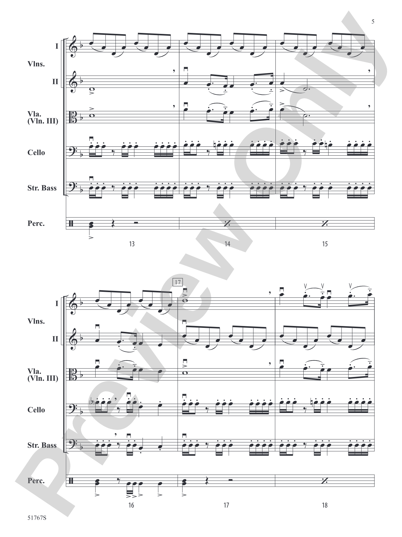 The Avengers: String Orchestra Conductor Score & Parts
